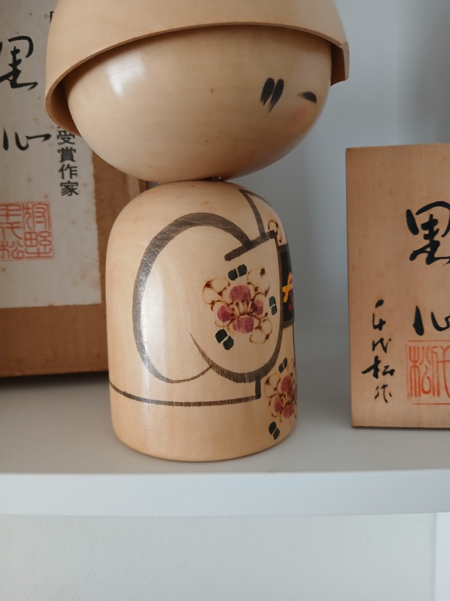 Rare Vintage Creative Kokeshi By Kano Chiyomatsu (1935-)