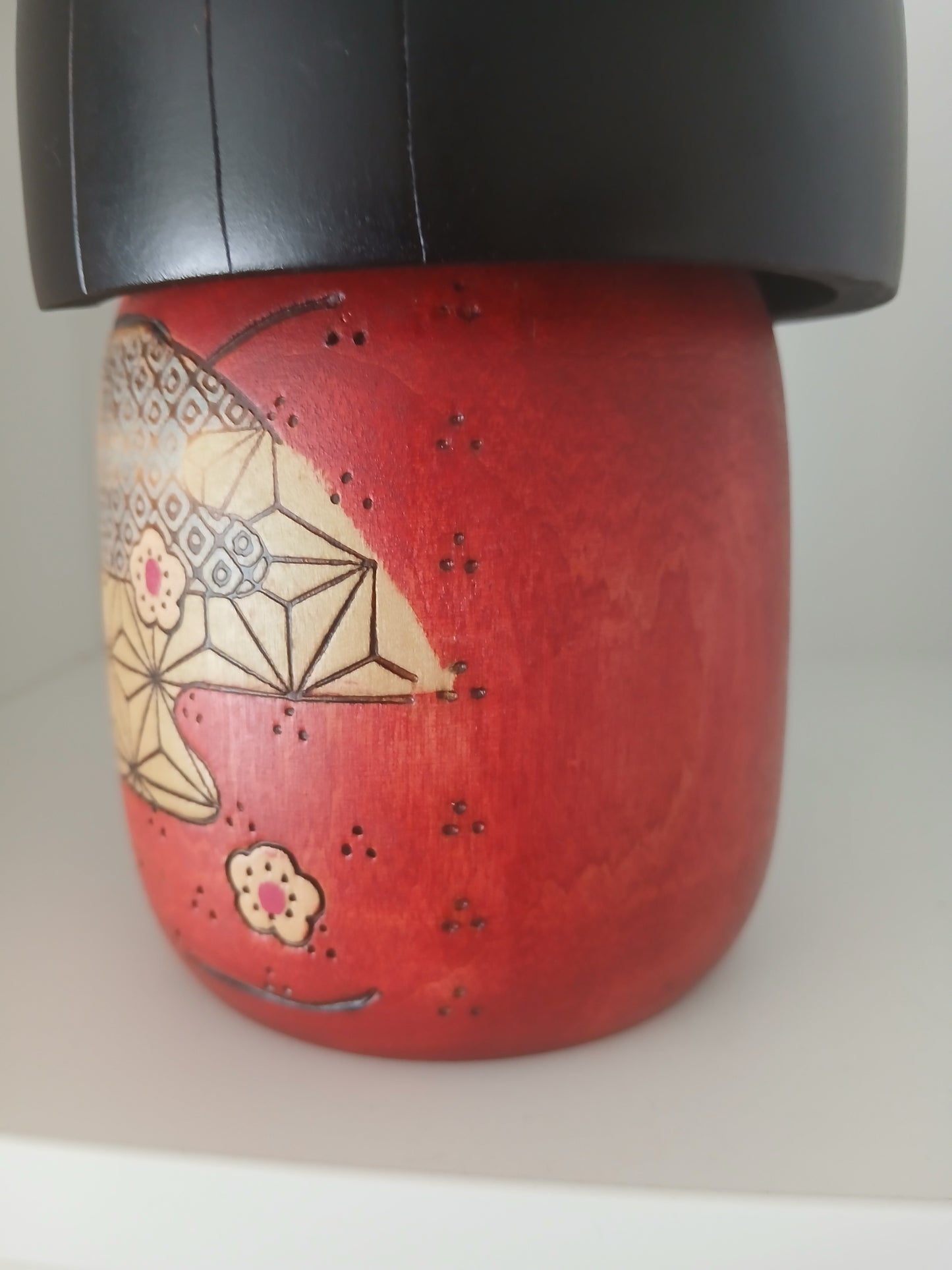 Vintage Gumma kokeshi made by Kazuo Takamizawa (1927-)