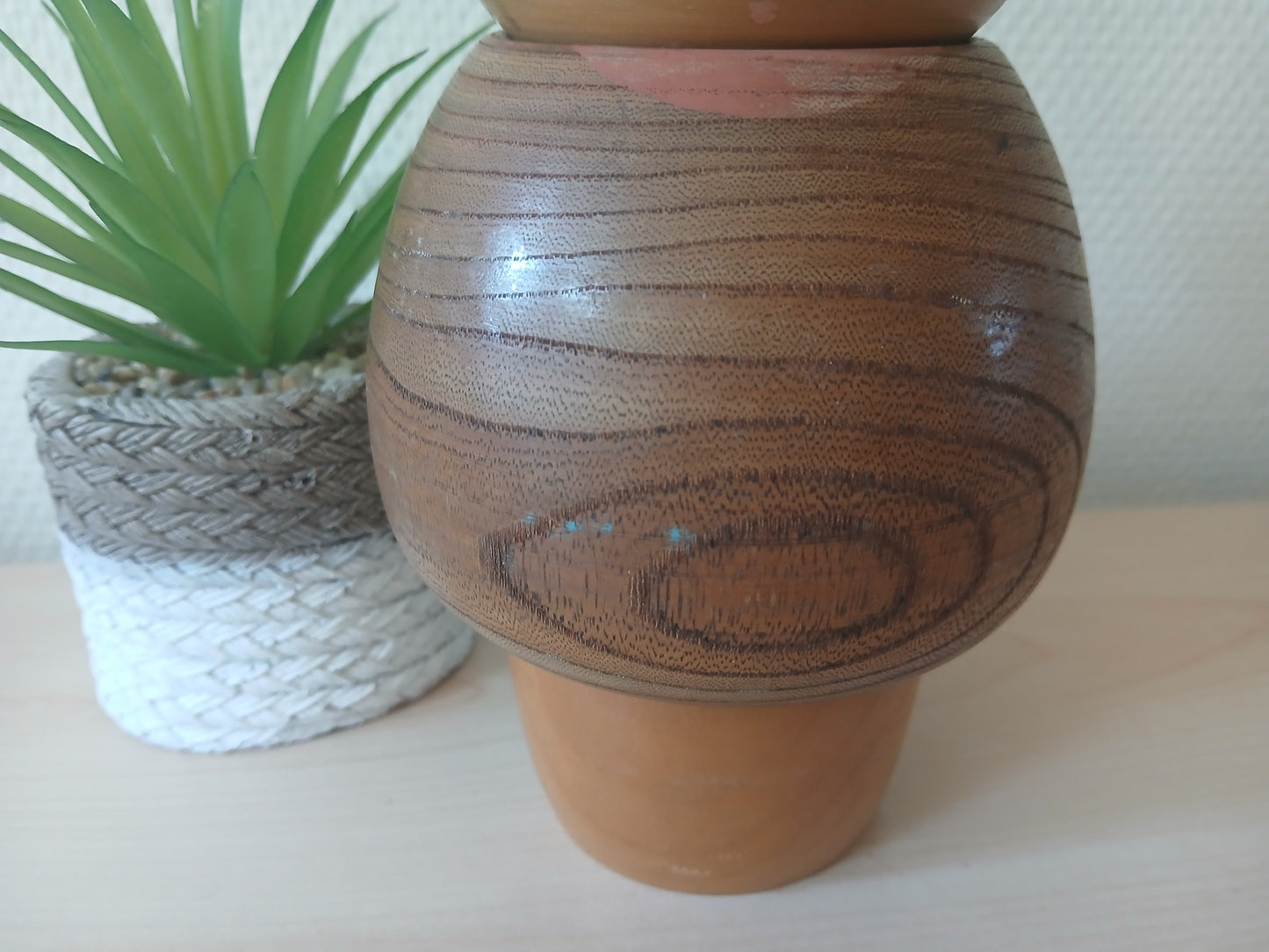Vintage creative kokeshi by Masao Watanabe (1917-2007)