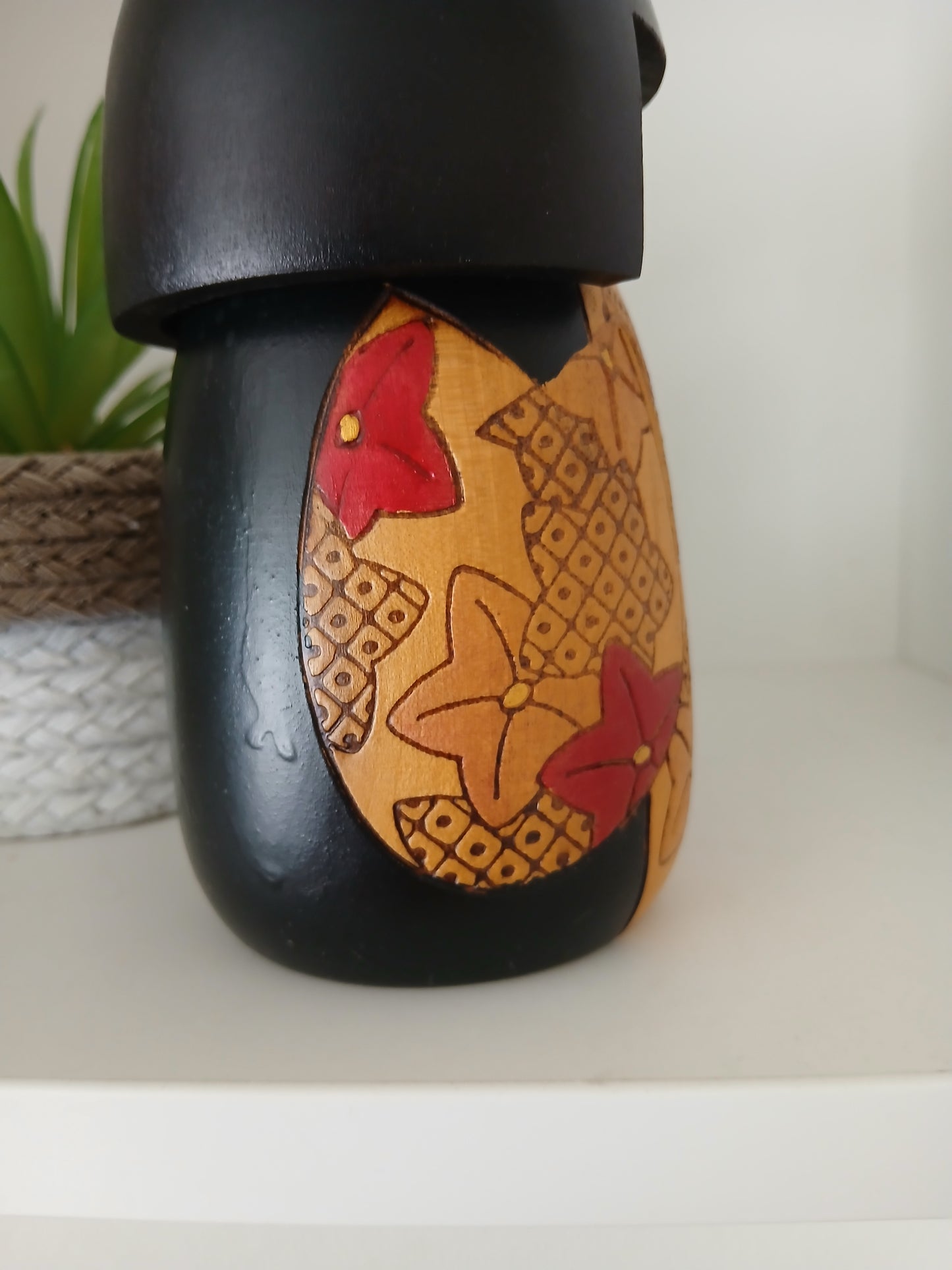 Rare Vintage Gumma Kokeshi By Kazuo Takamizawa (1927-)