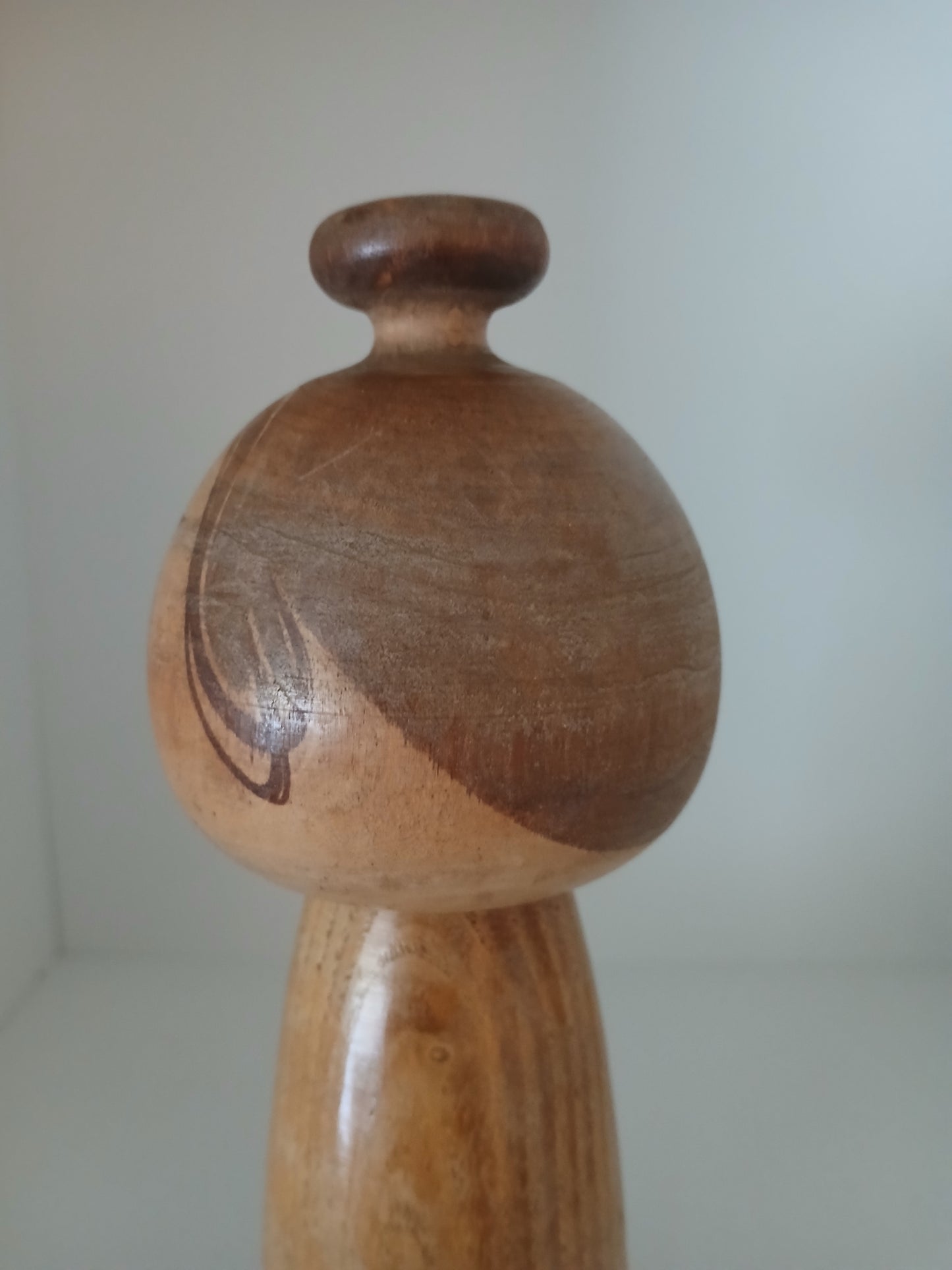 Vintage creative kokeshi by Issetsu Kuribayashi (1924-2011)
