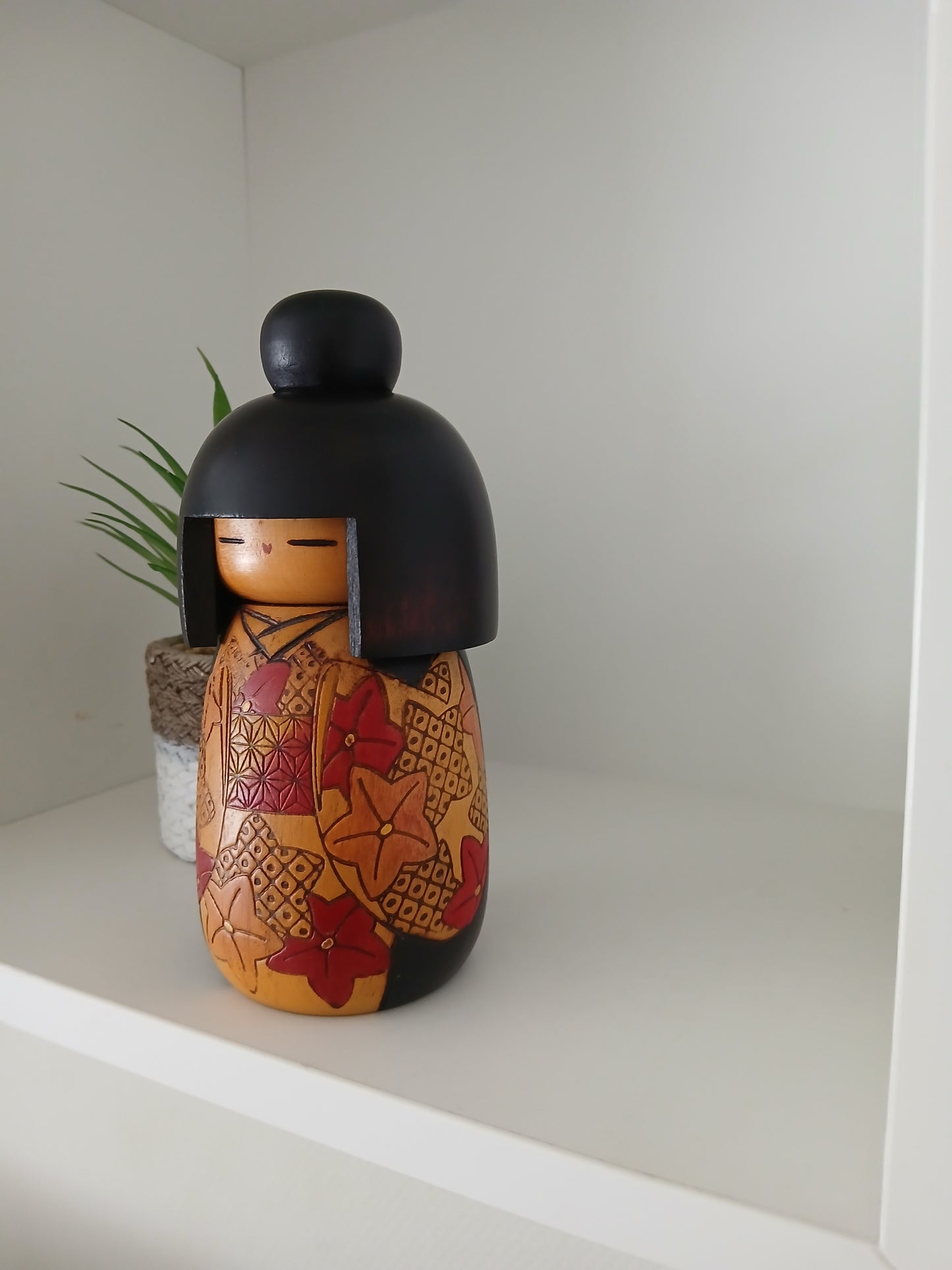 Rare Vintage Gumma Kokeshi By Kazuo Takamizawa (1927-)