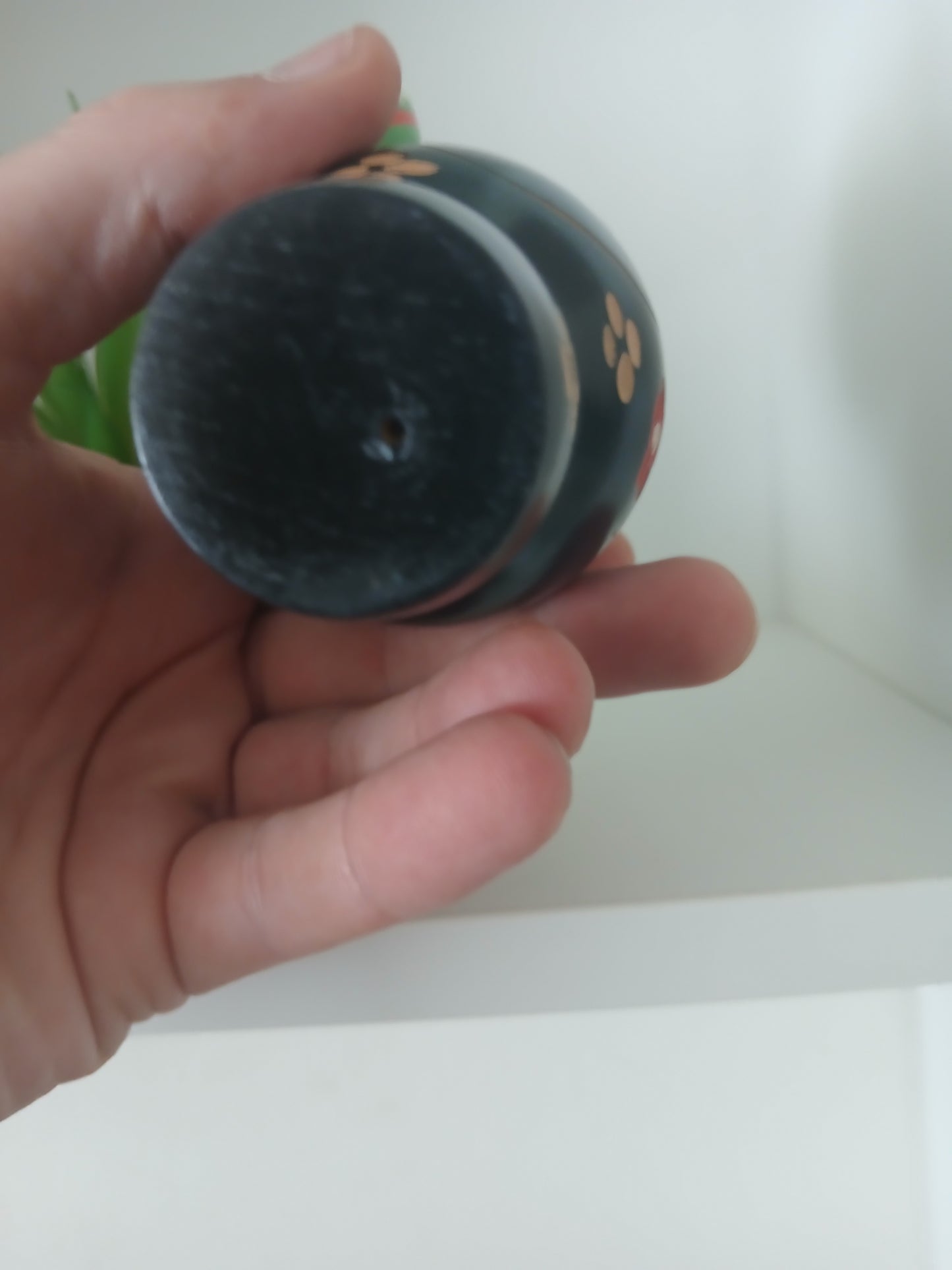 Vintage creative kokeshi with ball
