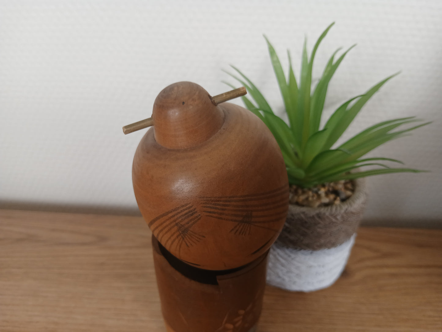 Vintage creative kokeshi by Sato Suigai (1920-)