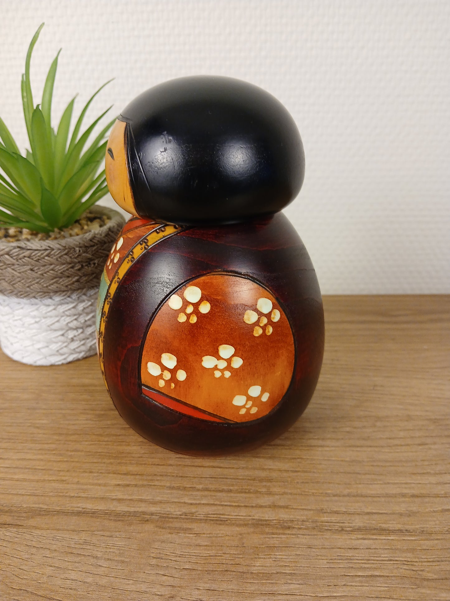 Vintage creative kokeshi by Toshio Sekiguchi (1947-)