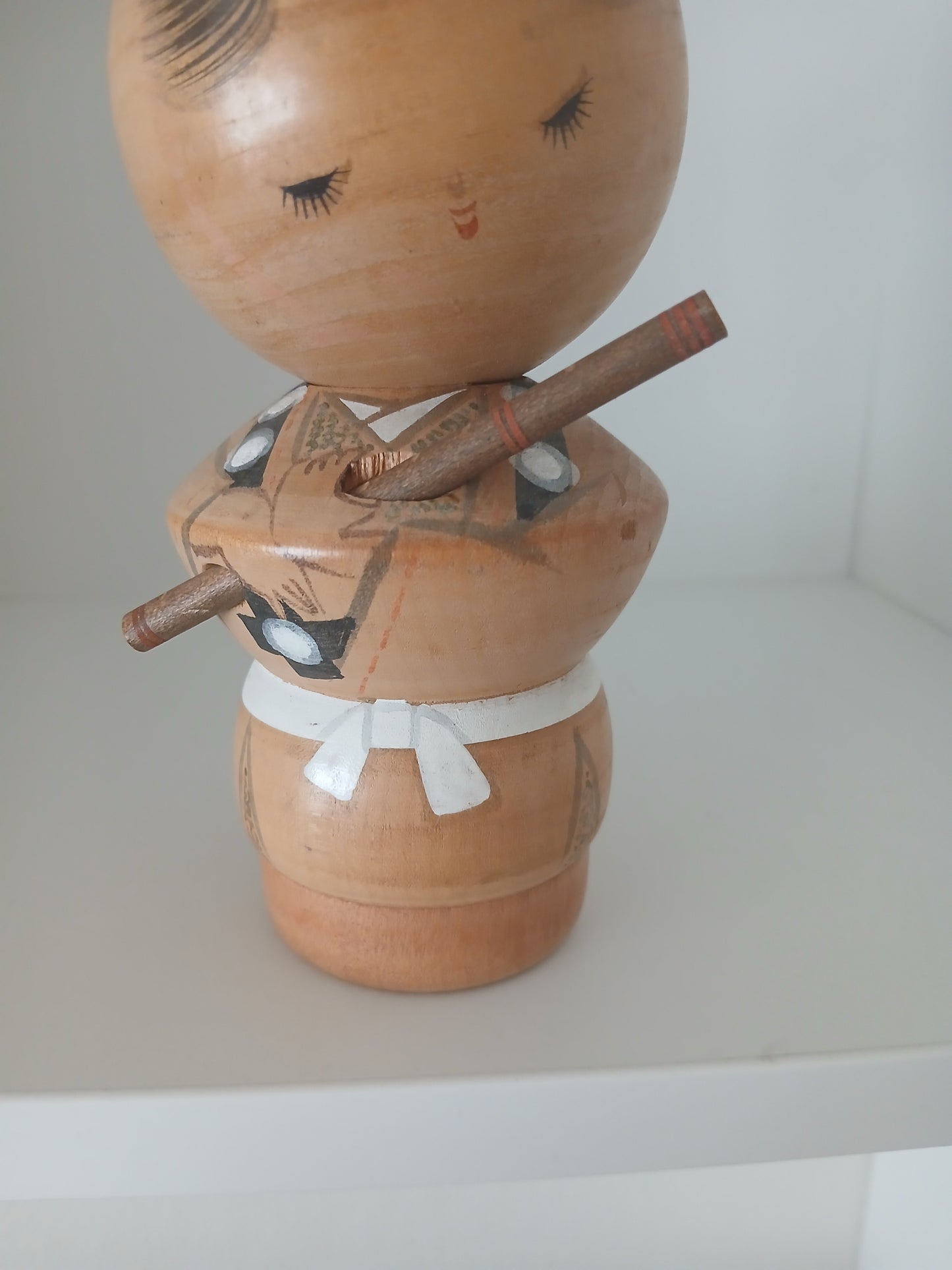 Rare Vintage creative kokeshi by Sansaku Sekiguchi (1925-2018)