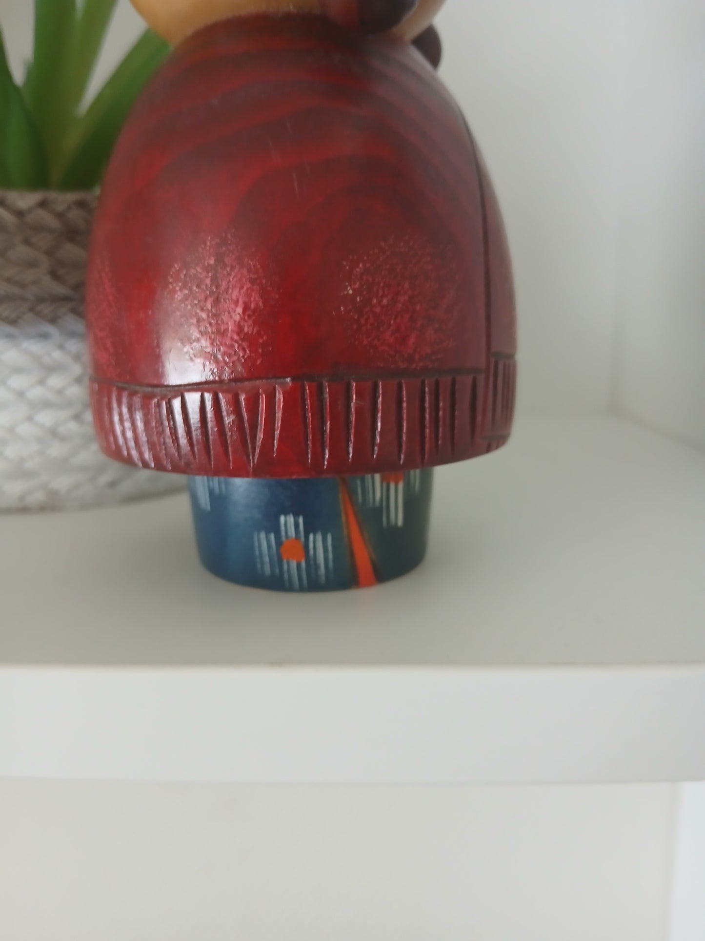 Rare Vintage Sosaku Kokeshi by Aoki Ryoka (1931-)