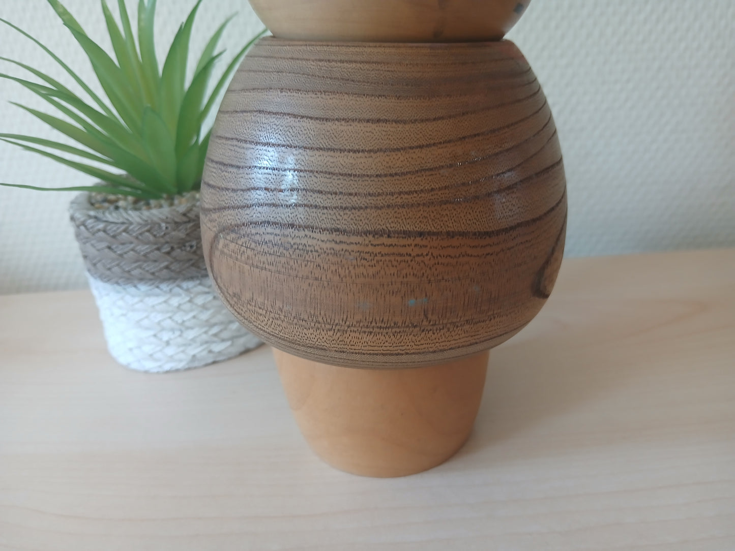 Vintage creative kokeshi by Masao Watanabe (1917-2007)