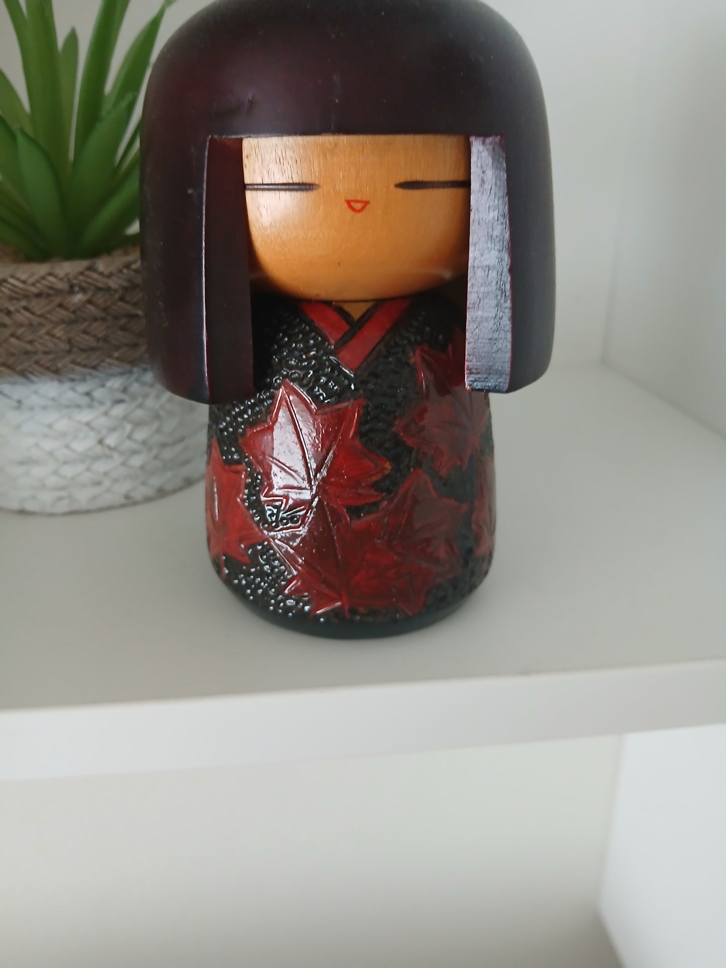 Vintage Gumma Kokeshi van Sumitani Kohji