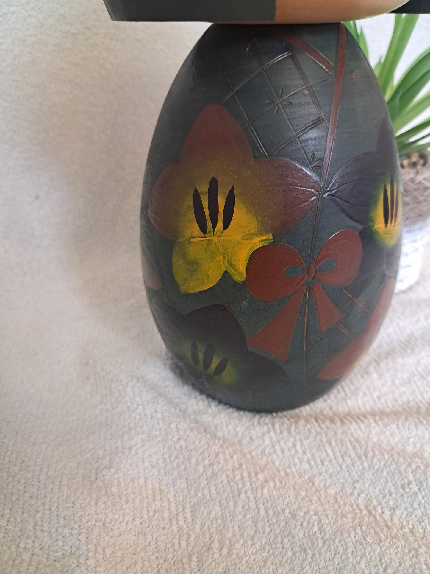 Vintage Gumma Kokeshi by Yuji Kawase (1938-)