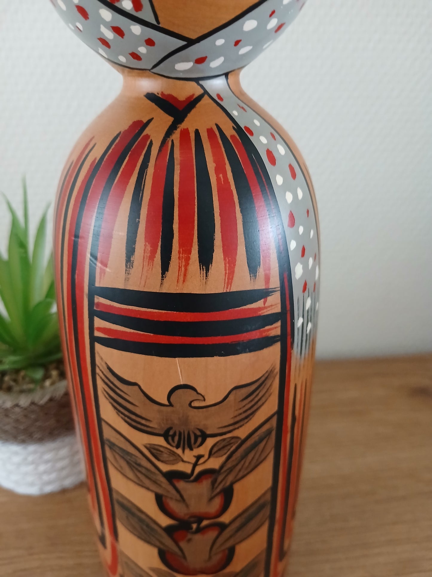 Vintage rare Kijiyama kokeshi - 1989
