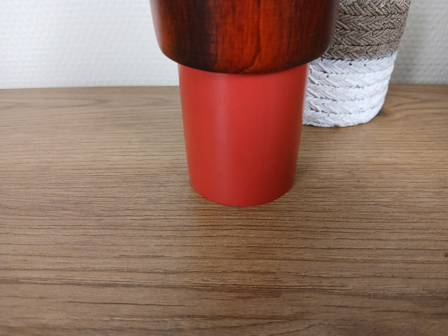 Vintage creative kokeshi with storage box - Dated 1981