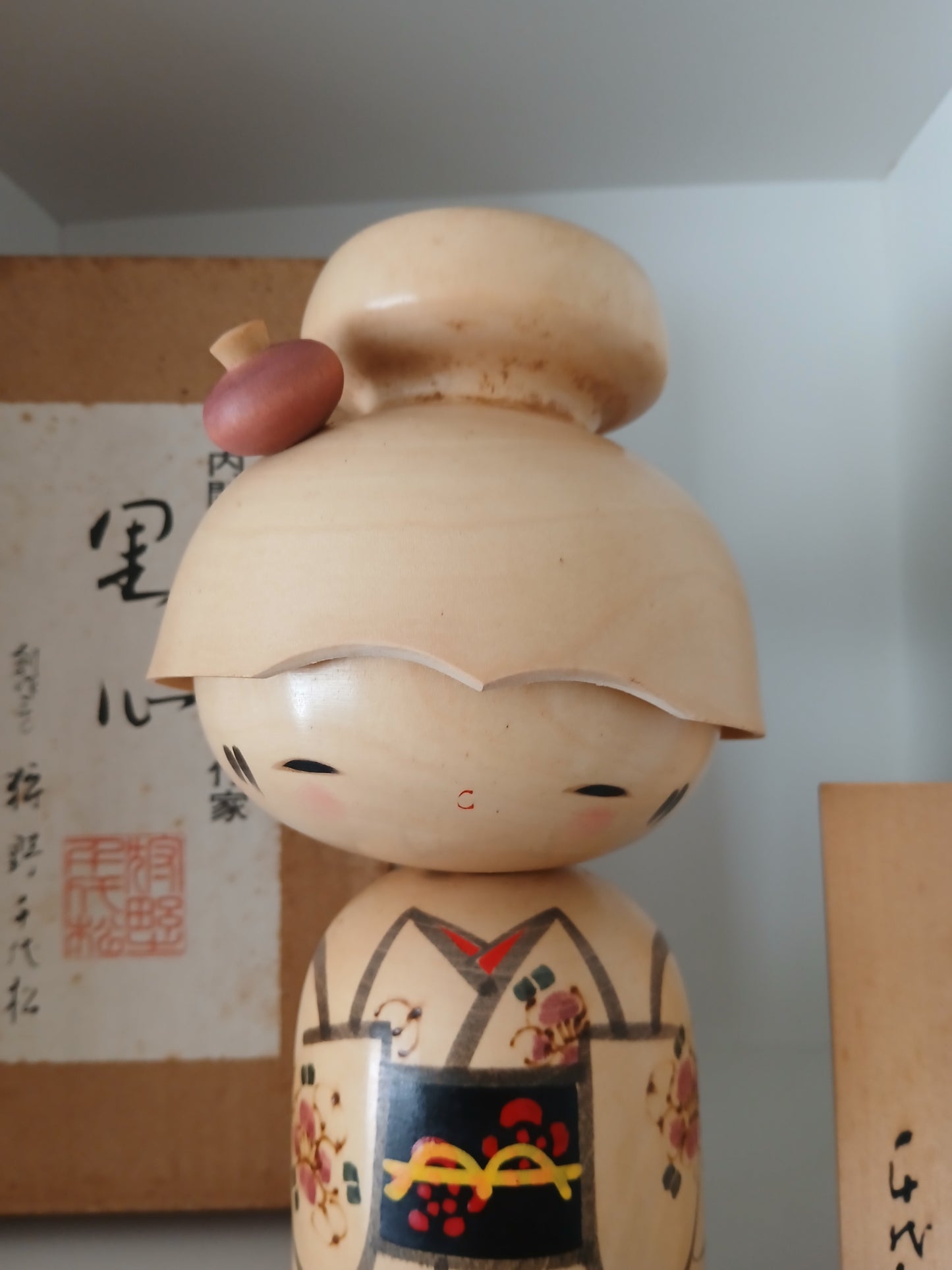 Rare Vintage Creative Kokeshi By Kano Chiyomatsu (1935-)