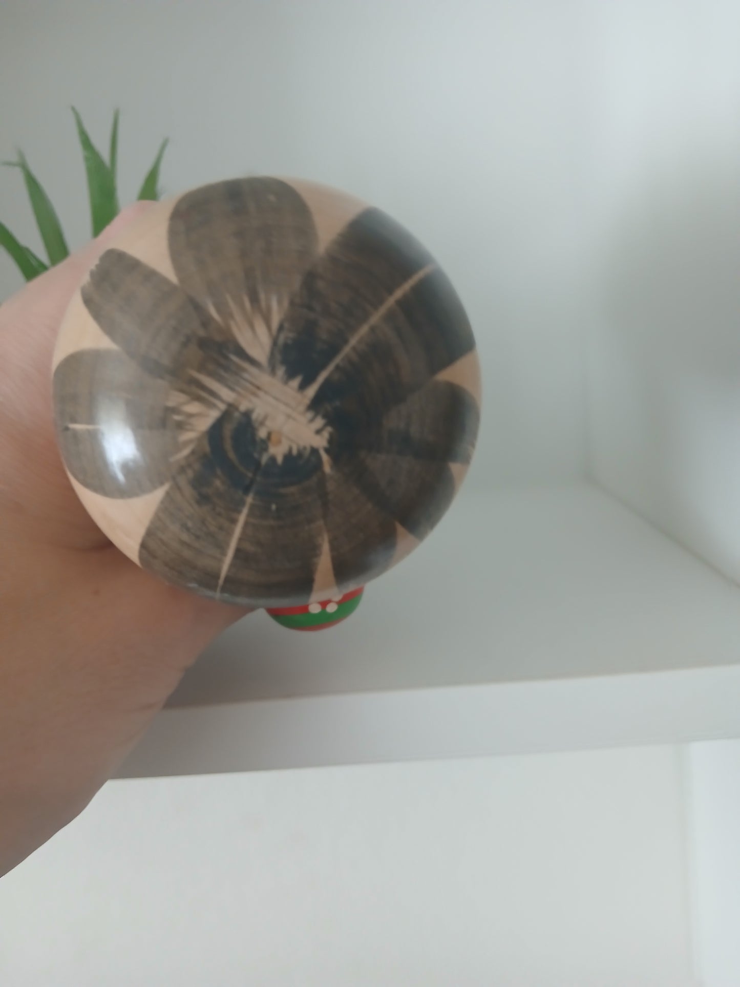 Vintage creative kokeshi with ball