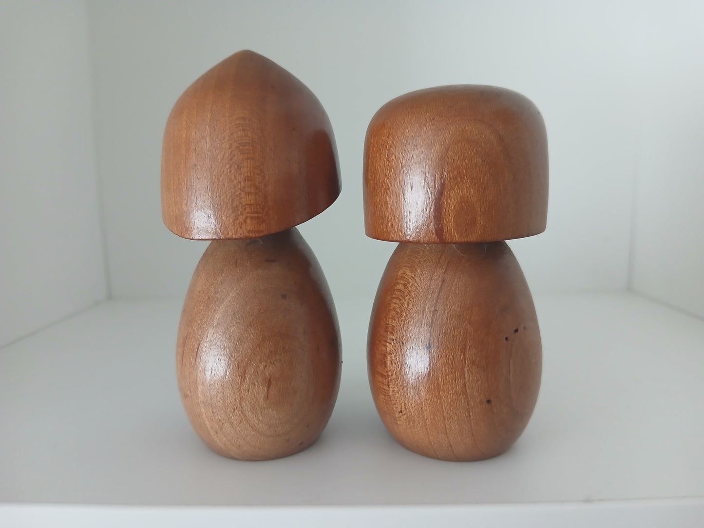 Vintage set off creative kokeshi by Masashi Takeda (1930-2015)