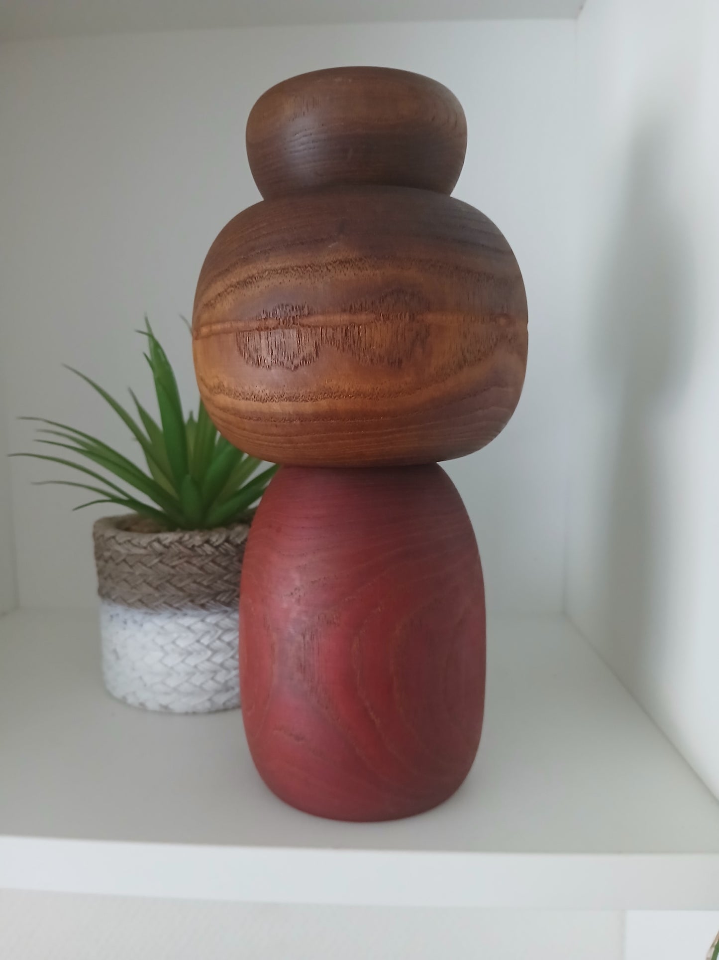 Rare vintage Sosaku kokeshi mad by Sanpei Yamanaka (1926-2012)