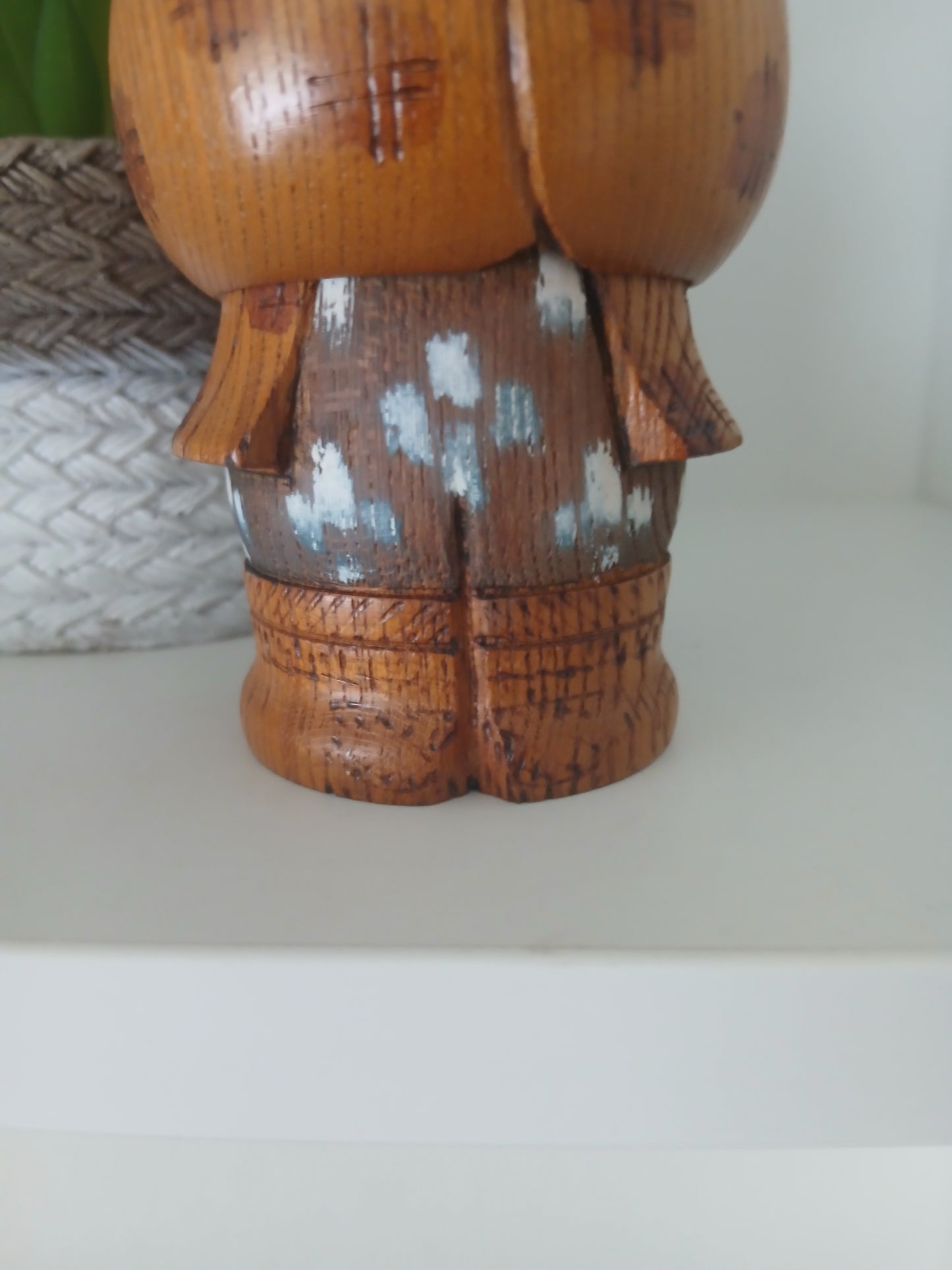 Rare Vintage Sosaku Kokeshi by Aoki Ryoka (1931-)