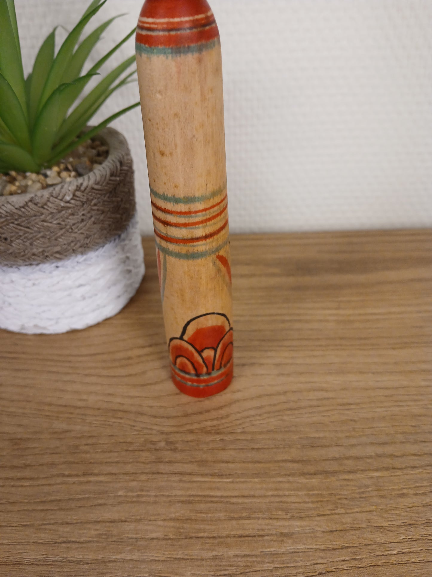 Traditional vintage Nakanosawa Kokeshi by Seya Juji (1924-2004)