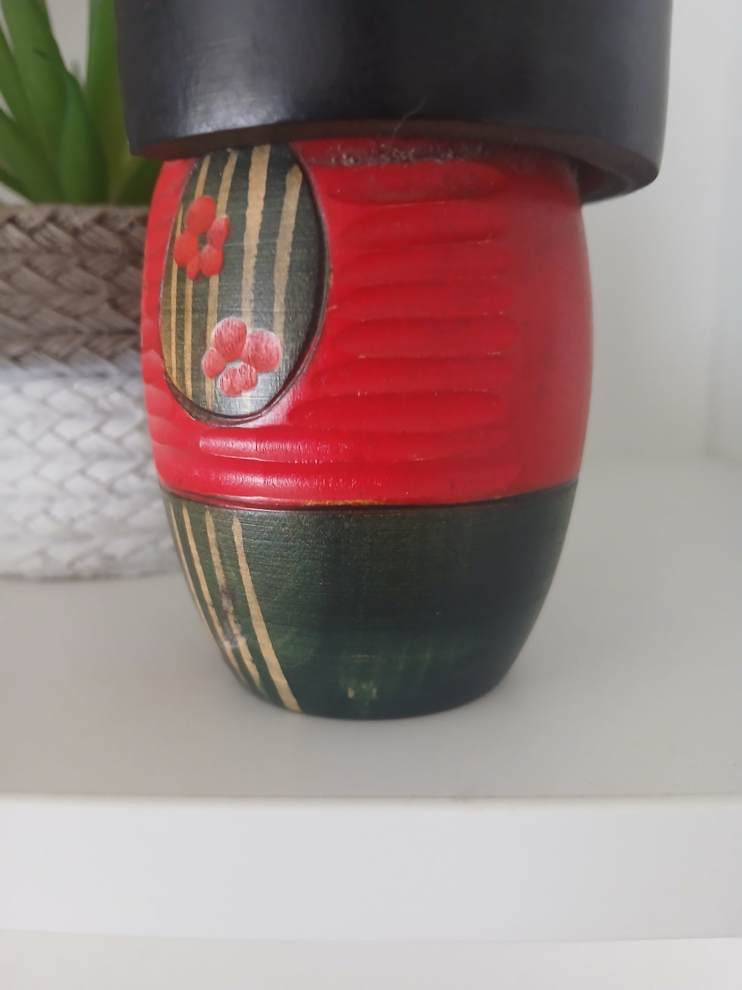 Vintage Gumma kokeshi by Kisaku