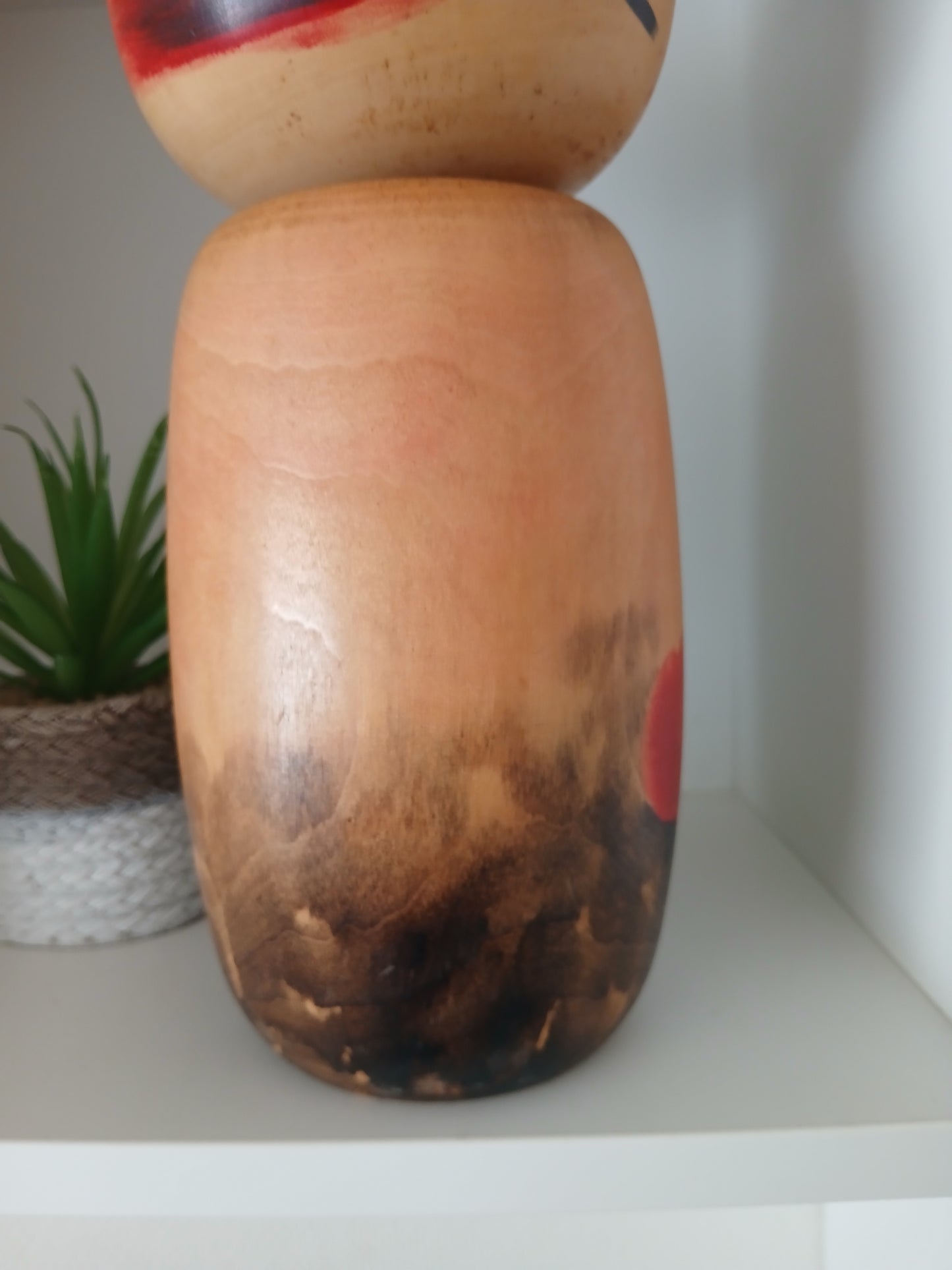 Rare vintage sosaku Kokeshi made by Masao Watanabe (1917-2007)