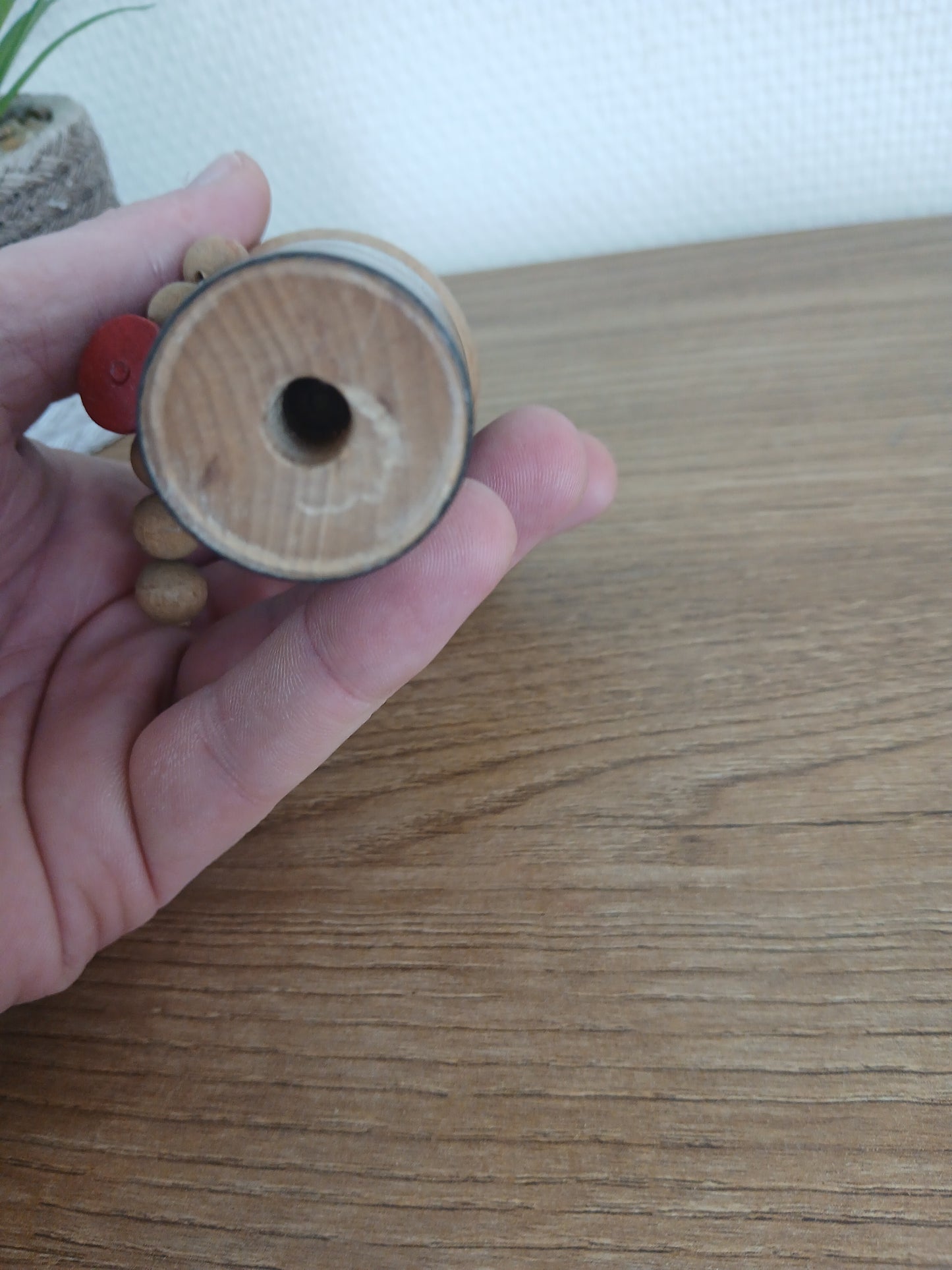 Cute sosaku kokeshi with long tail