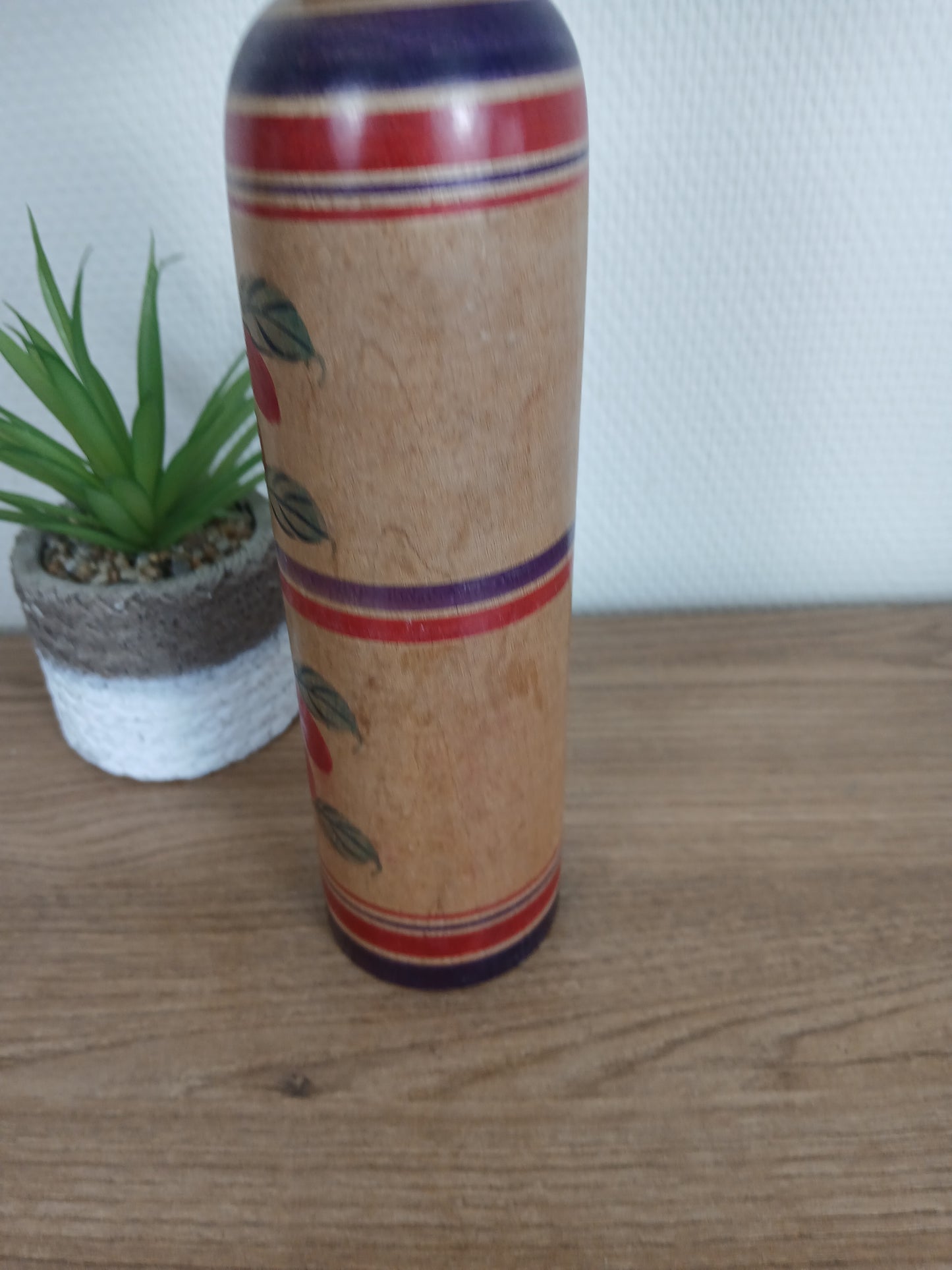 Rare Vintage traditional Tsugaru kokeshi by Mori Senzo (1922-2003)