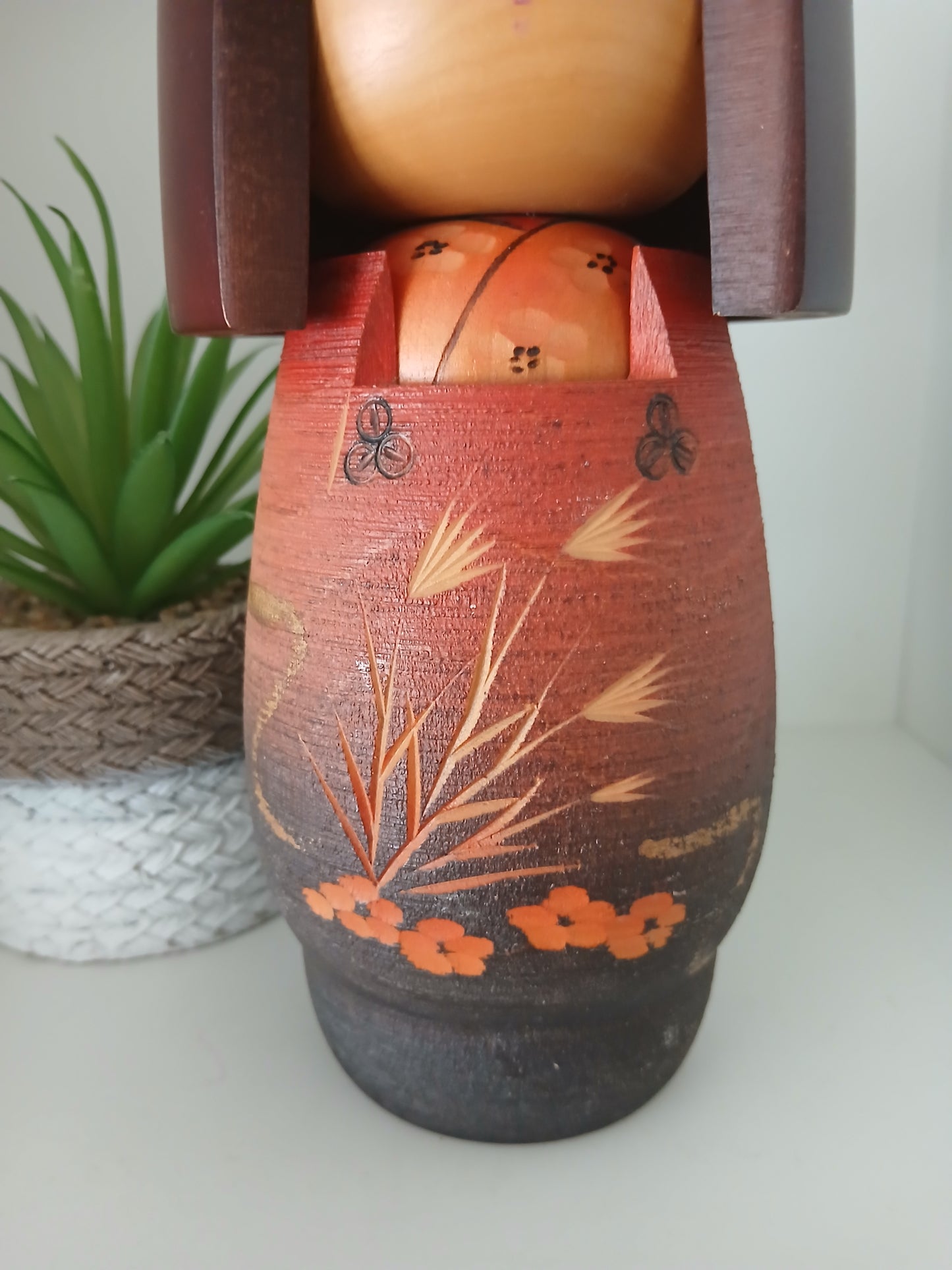 Vintage Gumma Kokeshi by Masae Fujikawa (1942-2015)