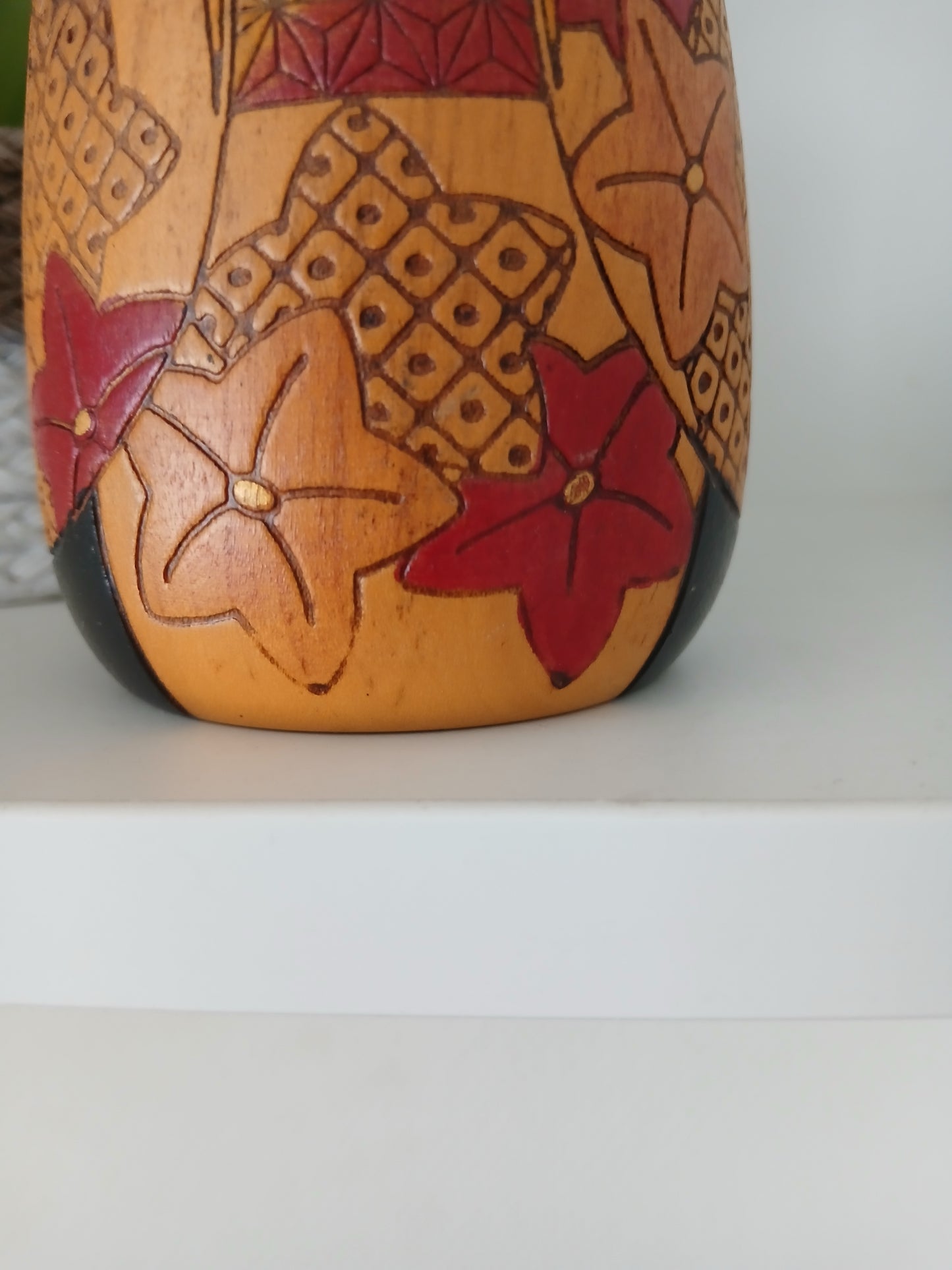 Rare Vintage Gumma Kokeshi By Kazuo Takamizawa (1927-)