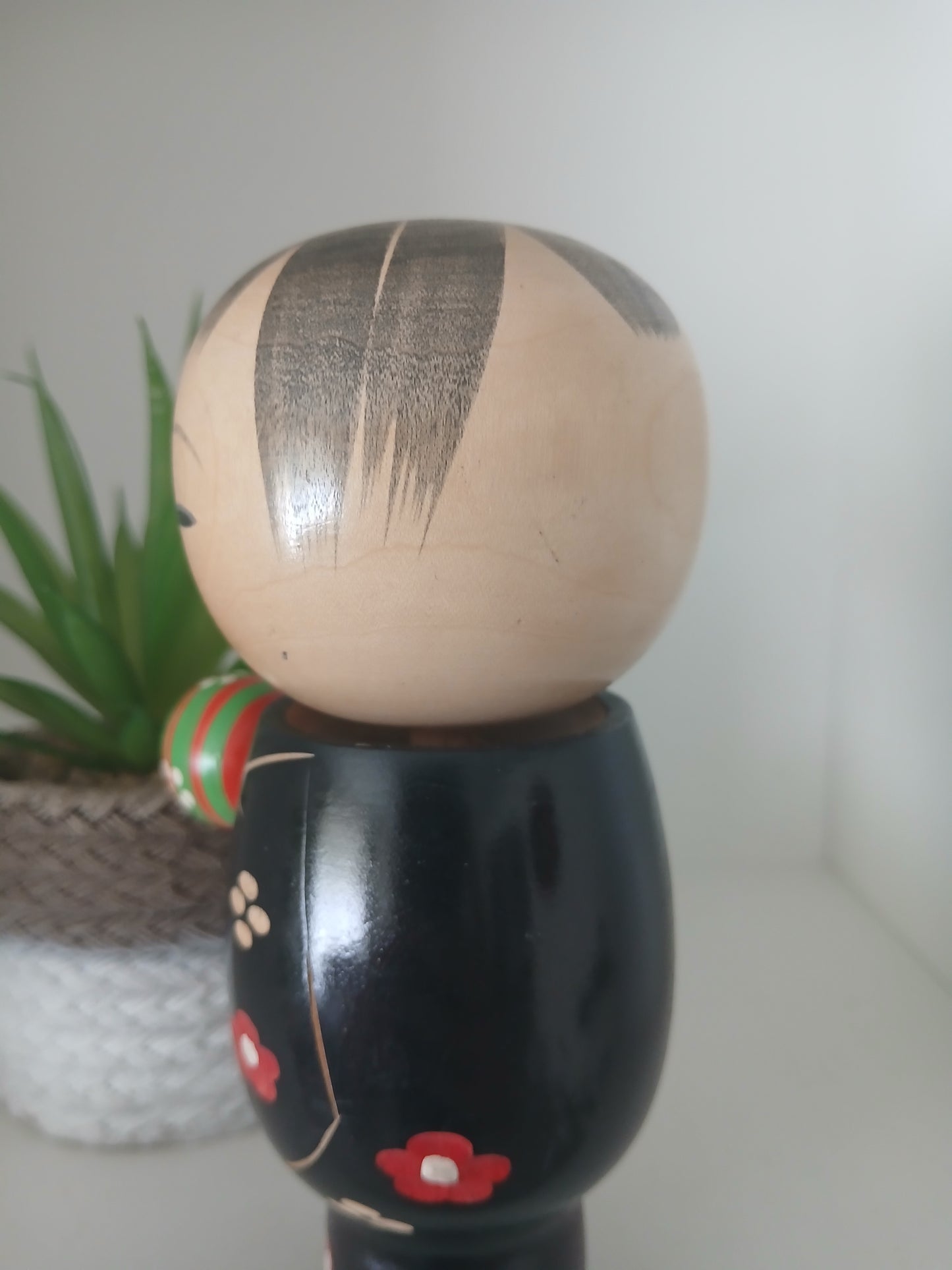 Vintage creative kokeshi with ball
