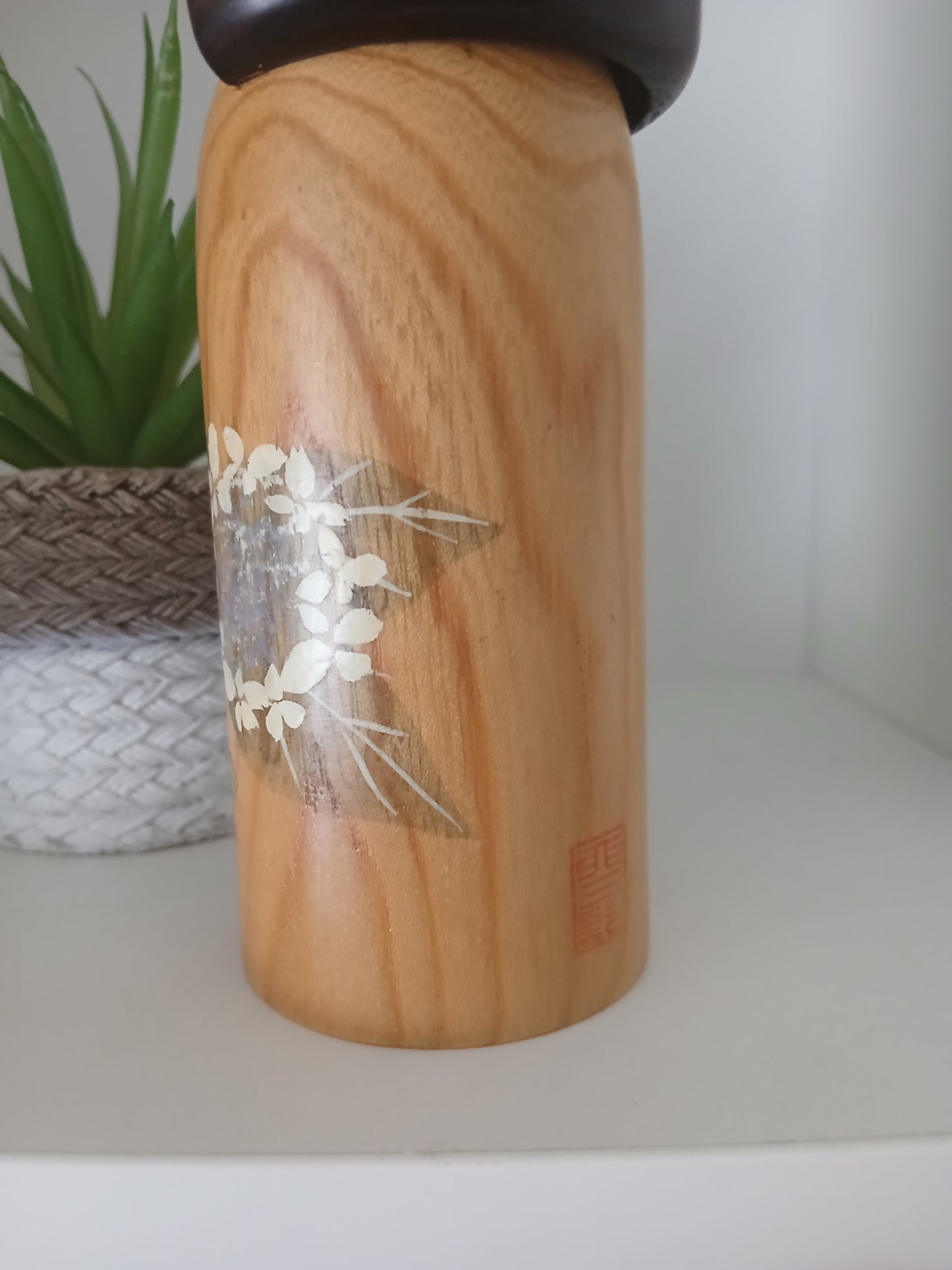 Vintage Gumma kokeshi by Usaburo
