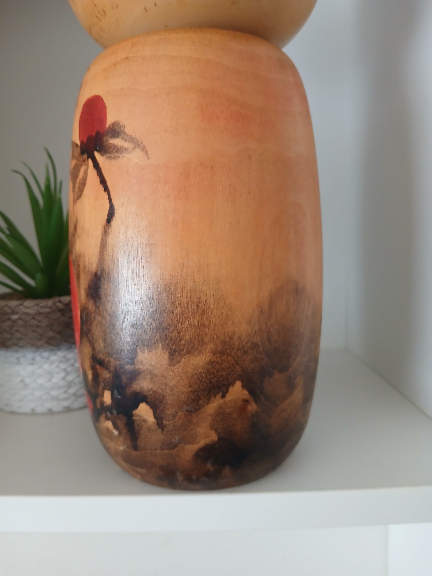 Rare vintage sosaku Kokeshi made by Masao Watanabe (1917-2007)
