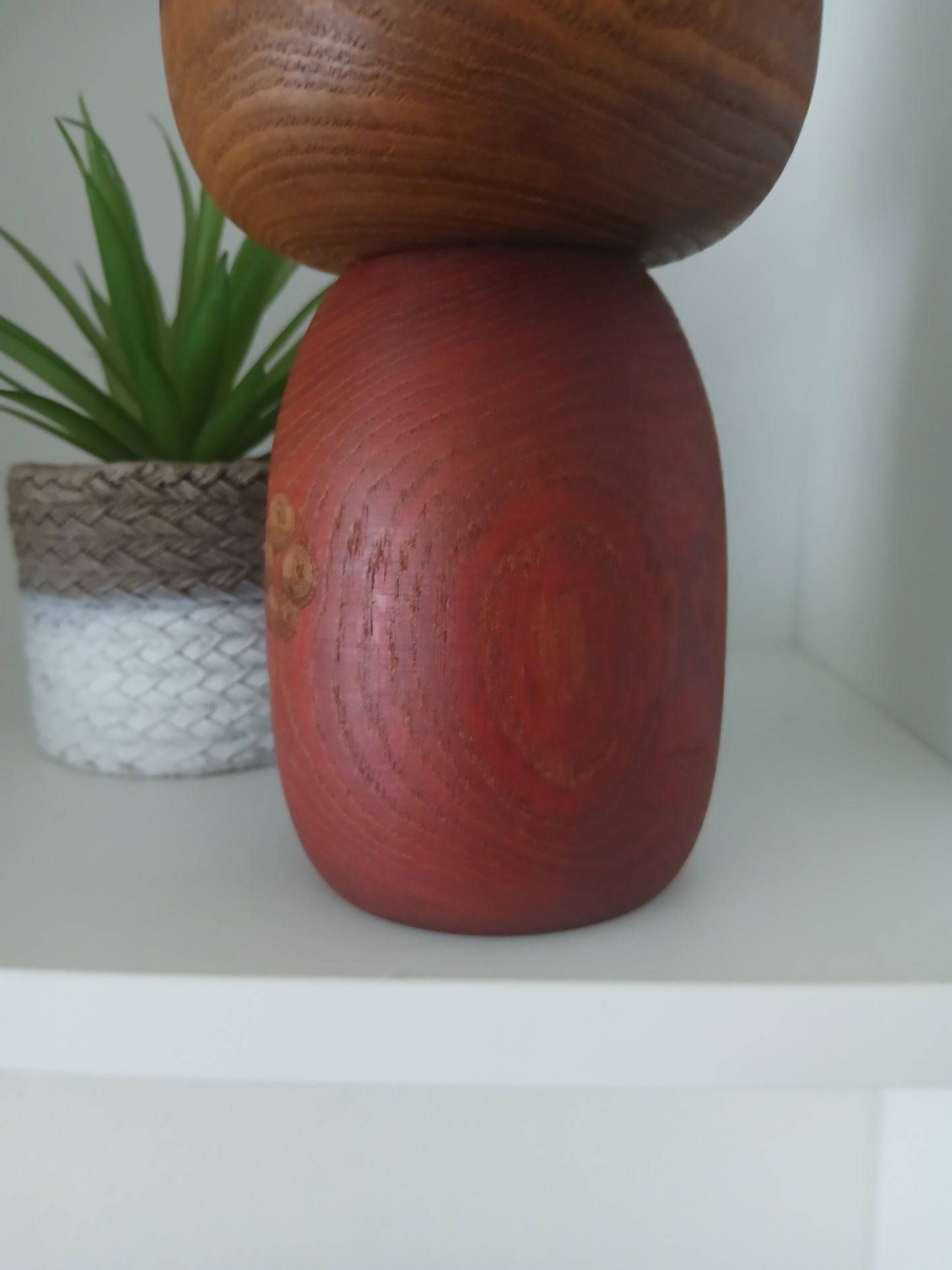 Rare vintage Sosaku kokeshi mad by Sanpei Yamanaka (1926-2012)