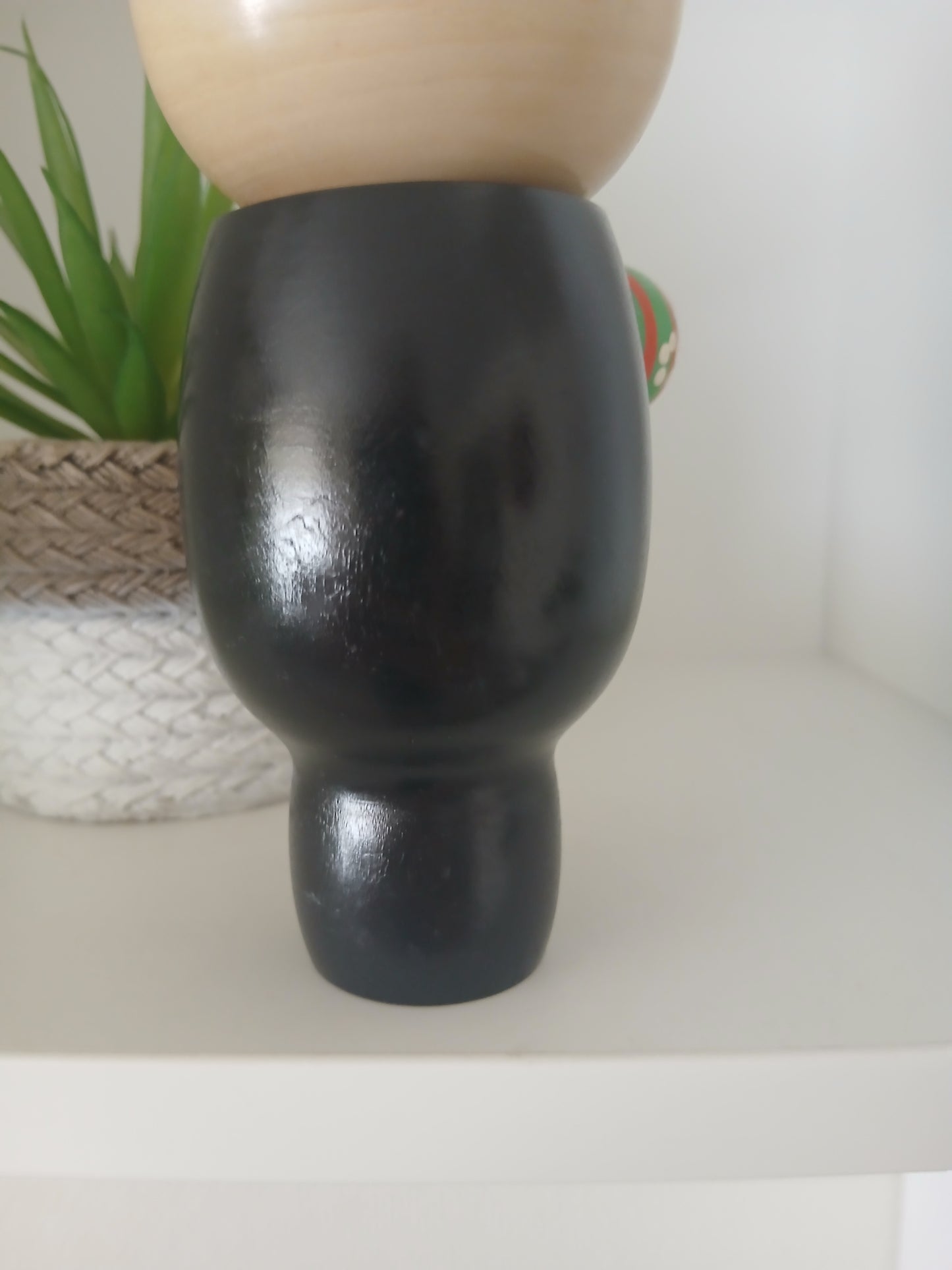 Vintage creative kokeshi with ball