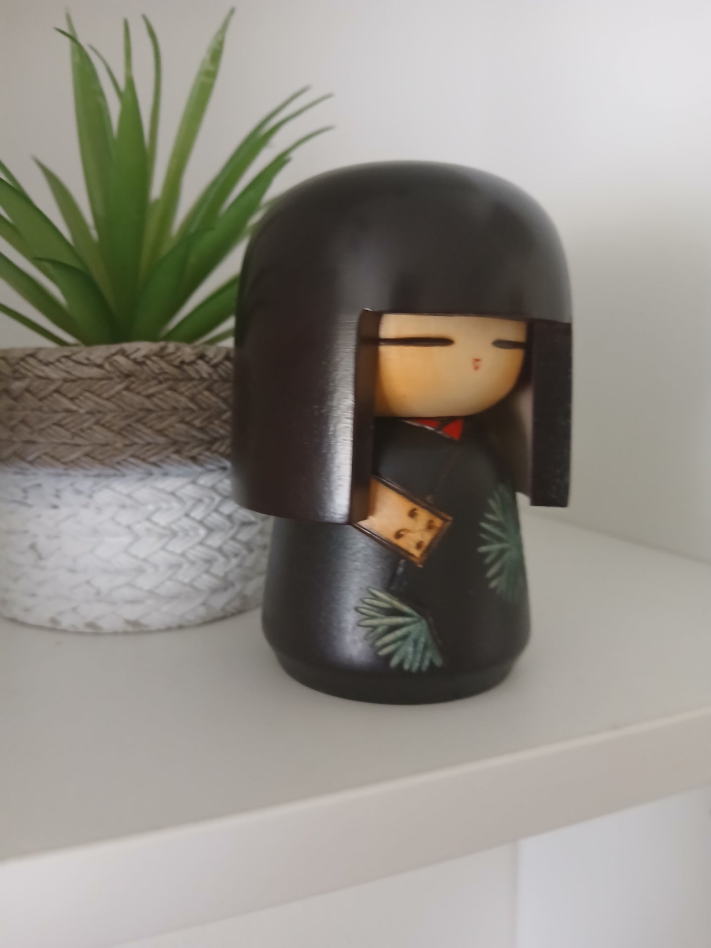 Vintage Gumma Kokeshi van Sumitani Kohji