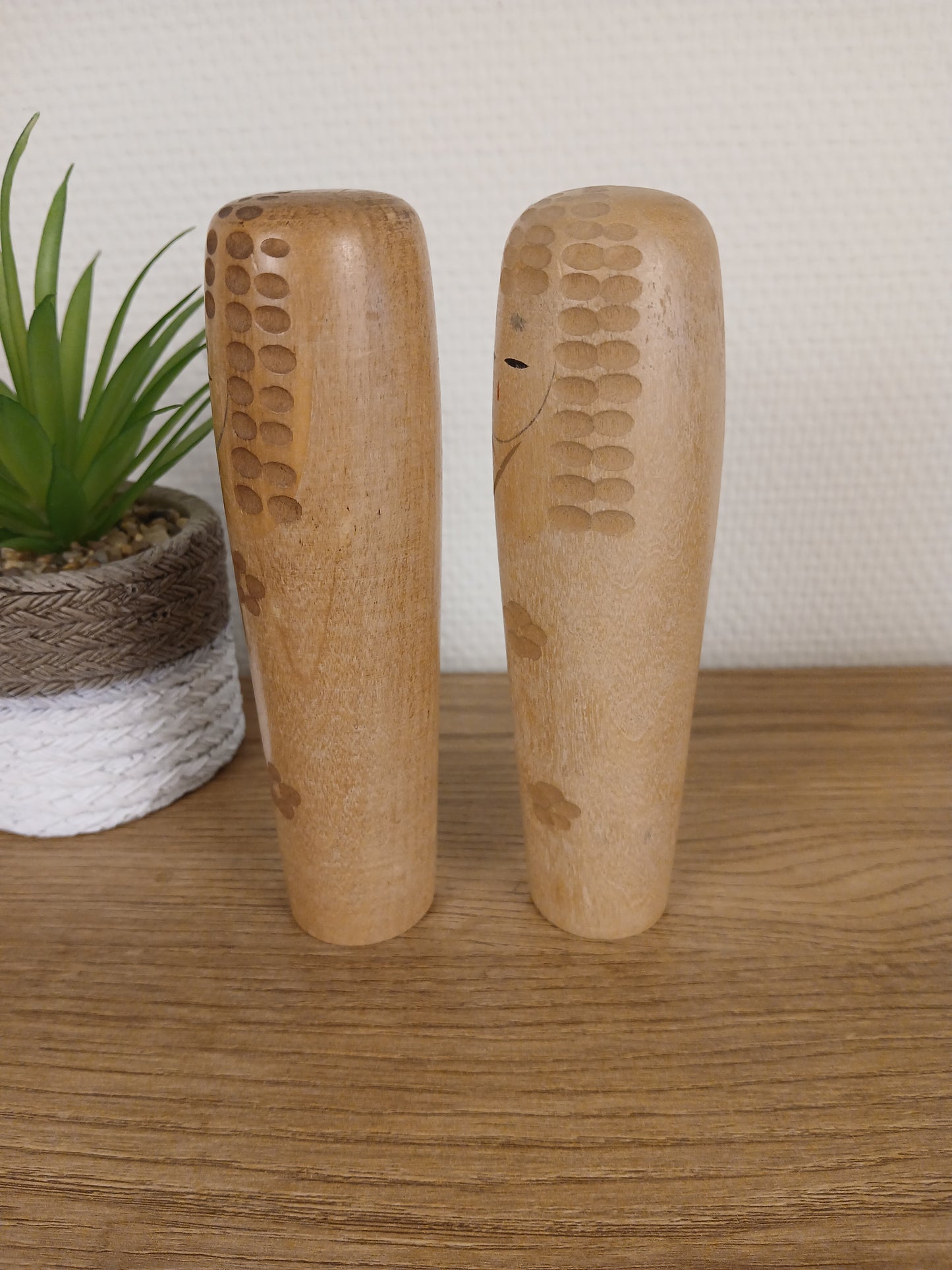 Vintage set creative kokeshi by Misui