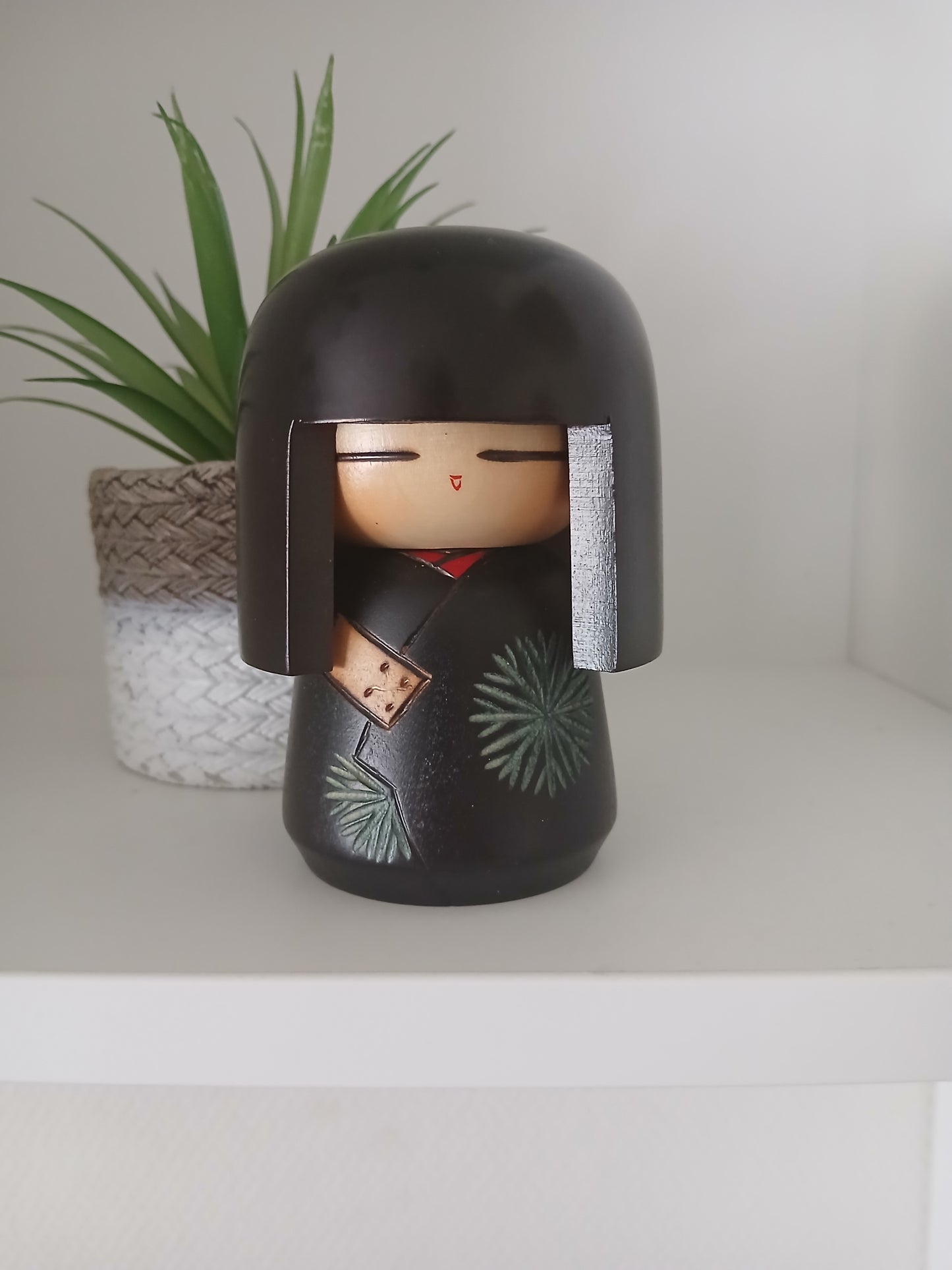Vintage Gumma Kokeshi van Sumitani Kohji