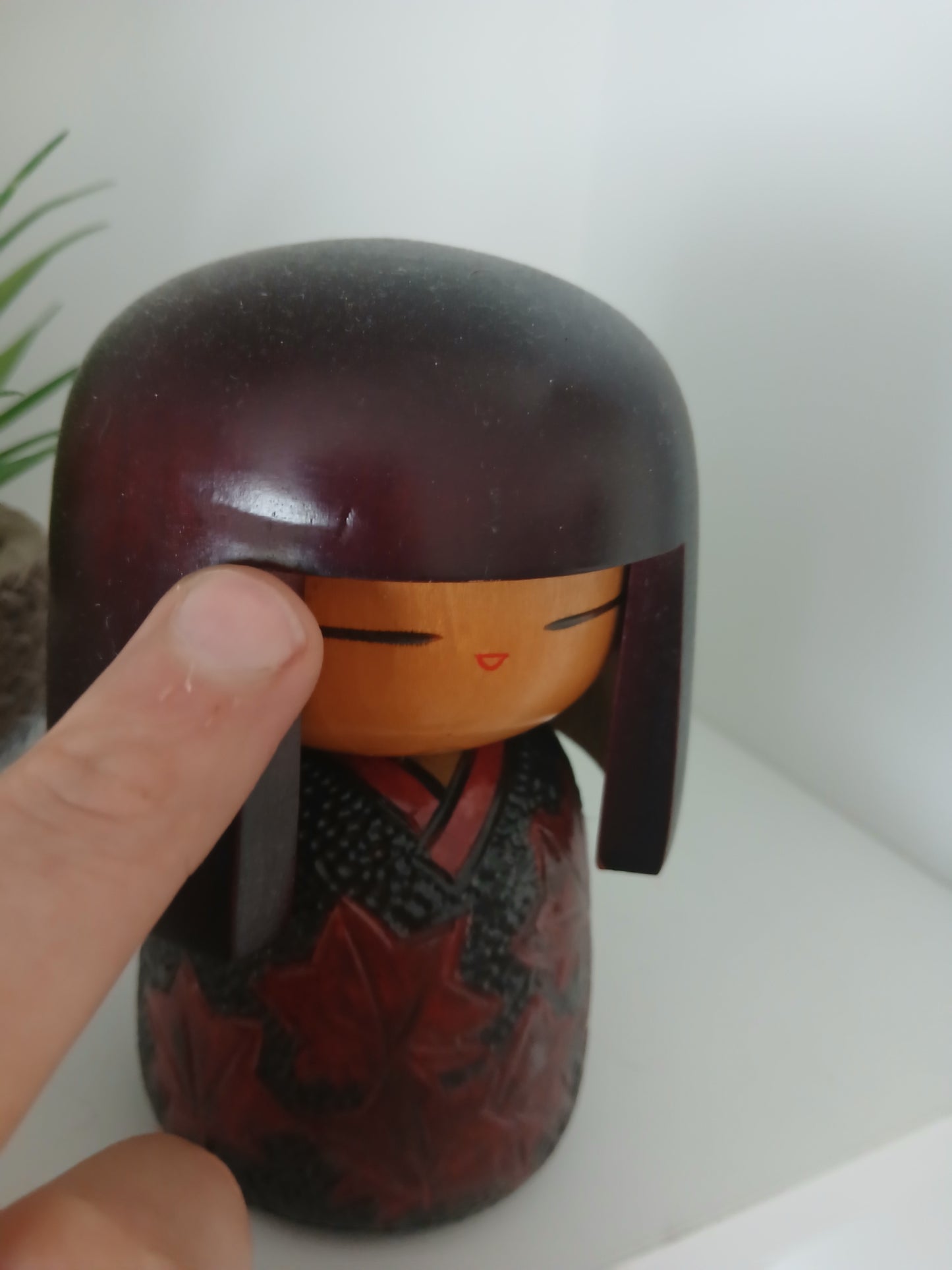 Vintage Gumma Kokeshi van Sumitani Kohji