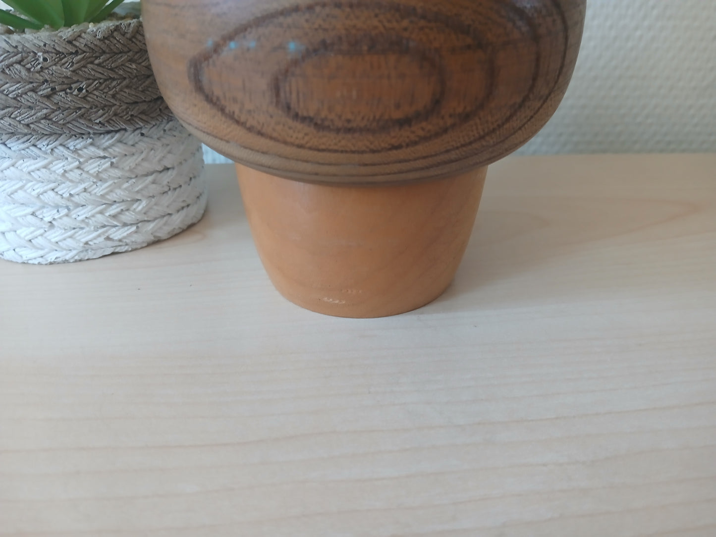 Vintage creative kokeshi by Masao Watanabe (1917-2007)