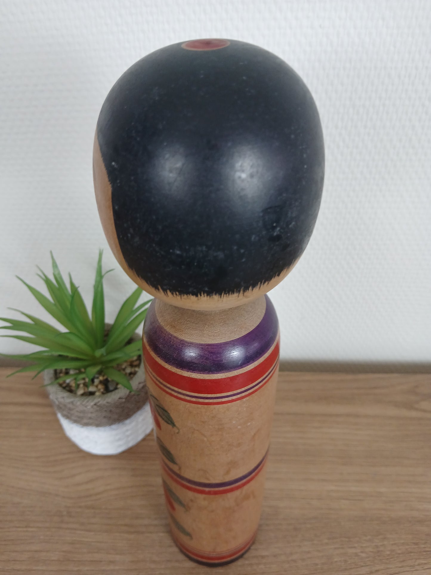 Rare Vintage traditional Tsugaru kokeshi by Mori Senzo (1922-2003)