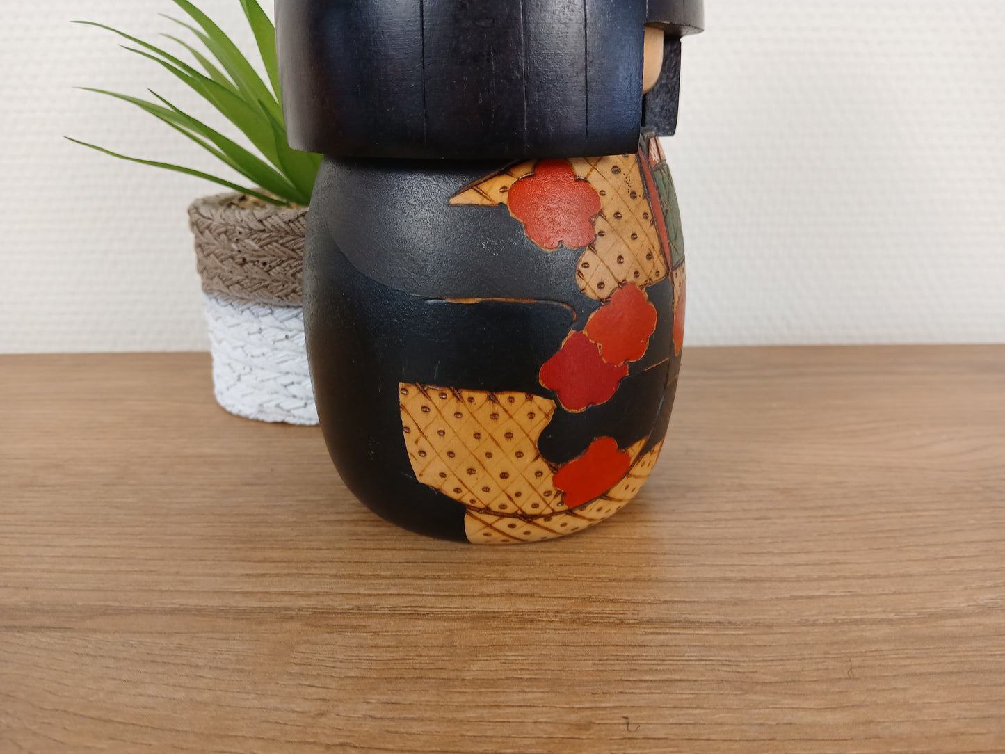 Vintage Gumma kokeshi By Kazuo Takamizawa (1927-)