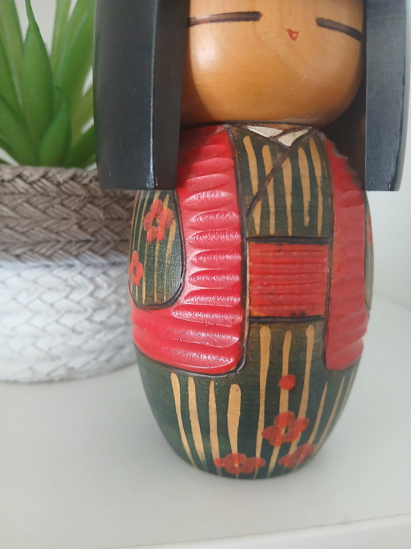 Vintage Gumma kokeshi by Kisaku