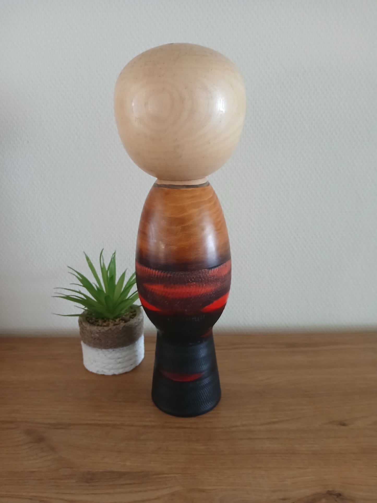 Vintage creative kokeshi by Masao Watanabe (1917-2007)