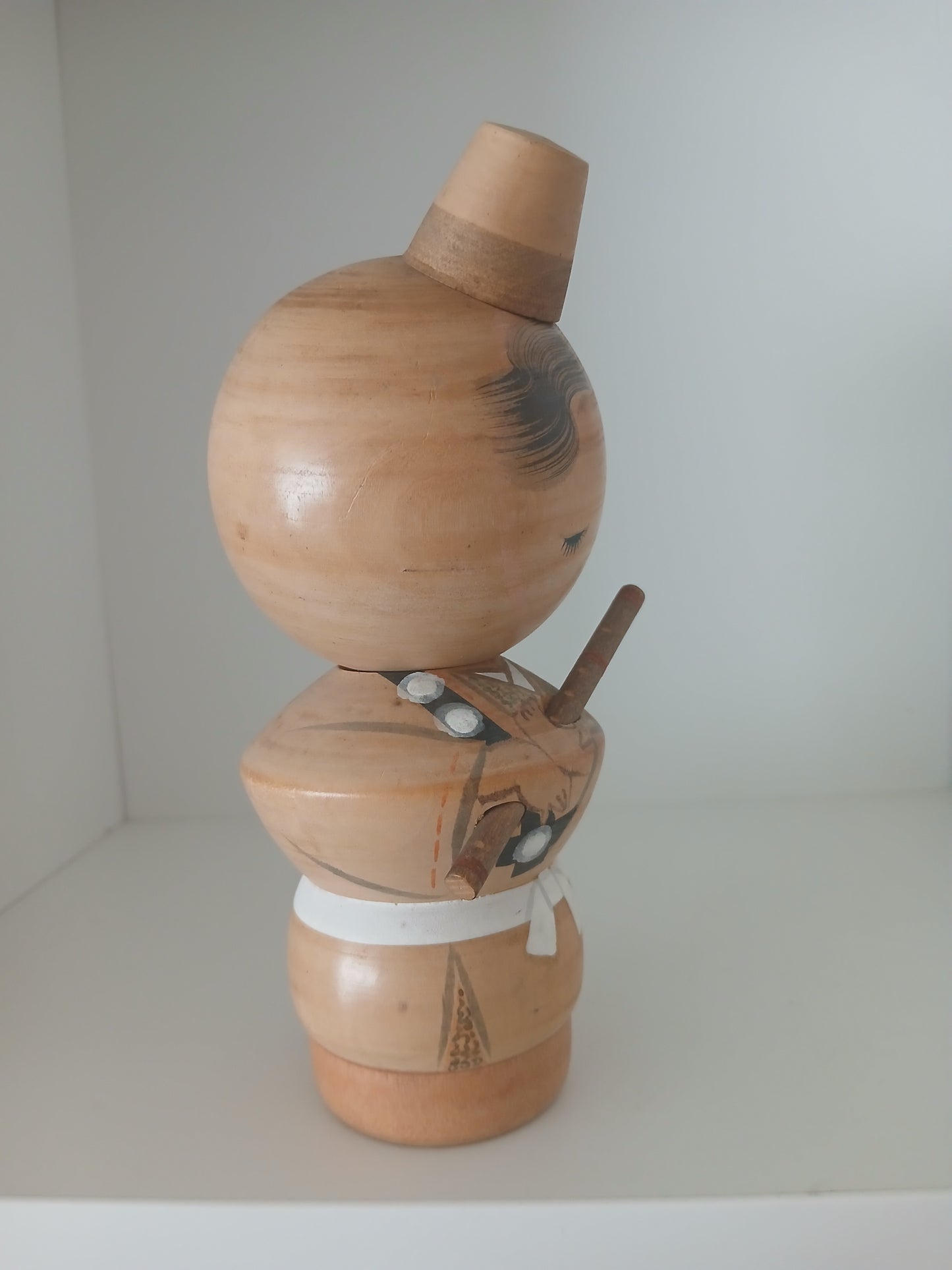 Rare Vintage creative kokeshi by Sansaku Sekiguchi (1925-2018)