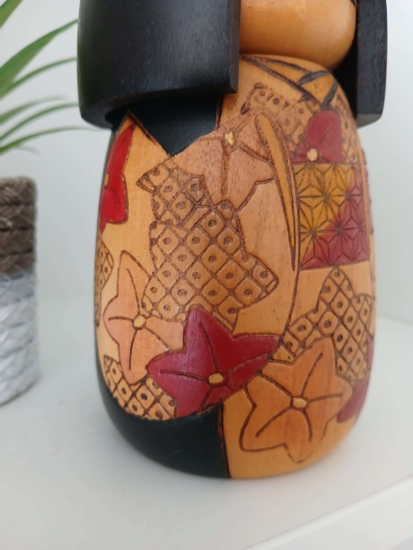 Rare Vintage Gumma Kokeshi By Kazuo Takamizawa (1927-)