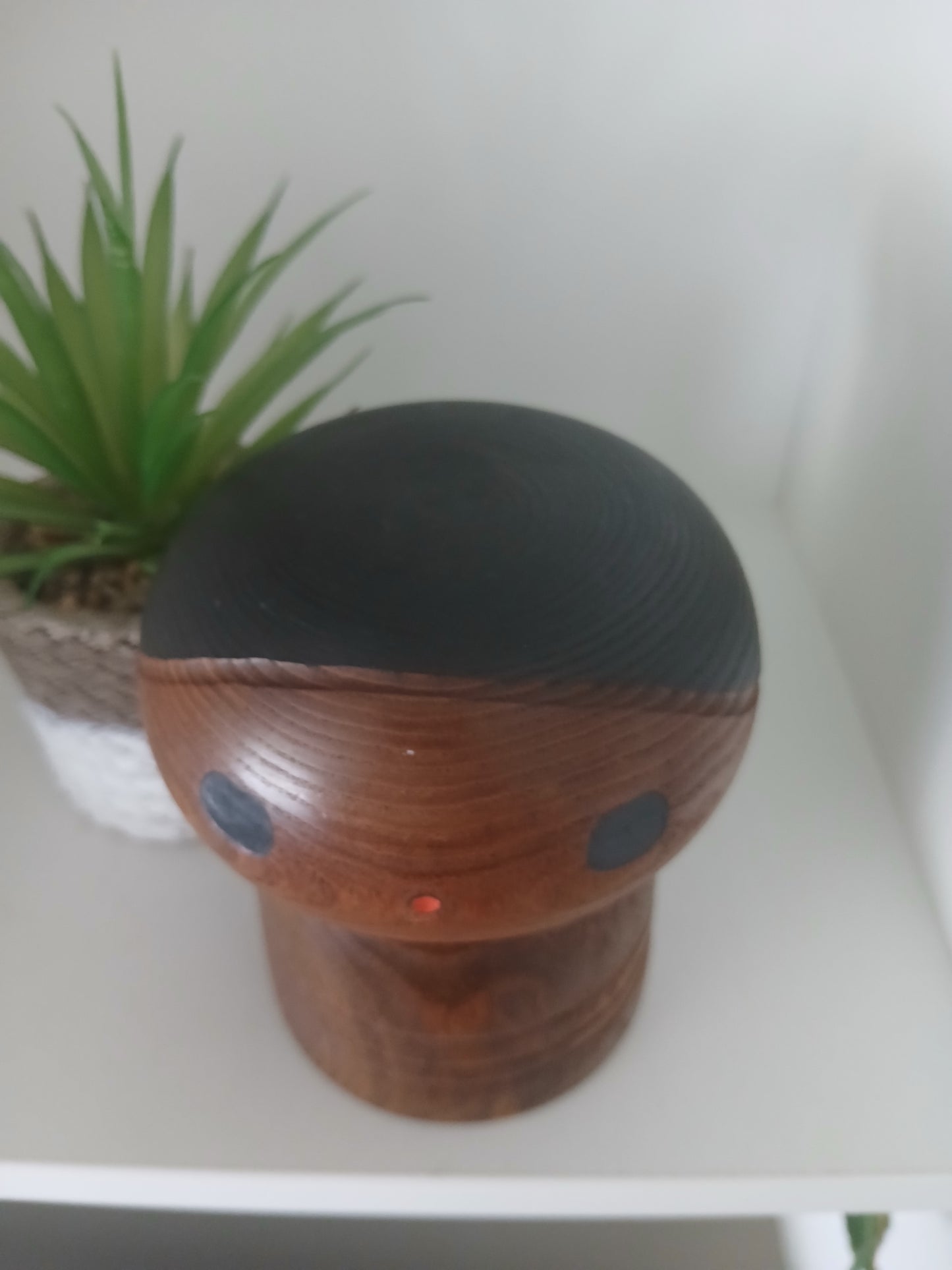 Rare vintage Sosaku kokeshi mad by Sanpei Yamanaka (1926-2012)