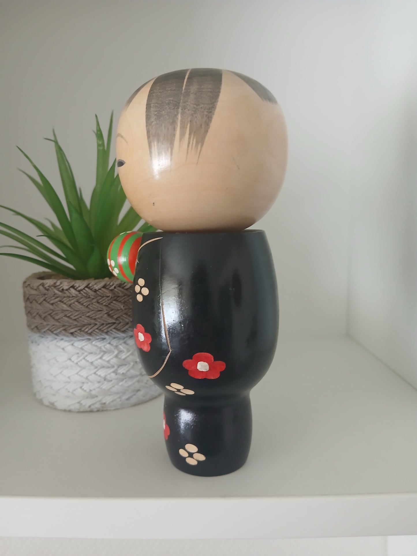 Vintage creative kokeshi with ball