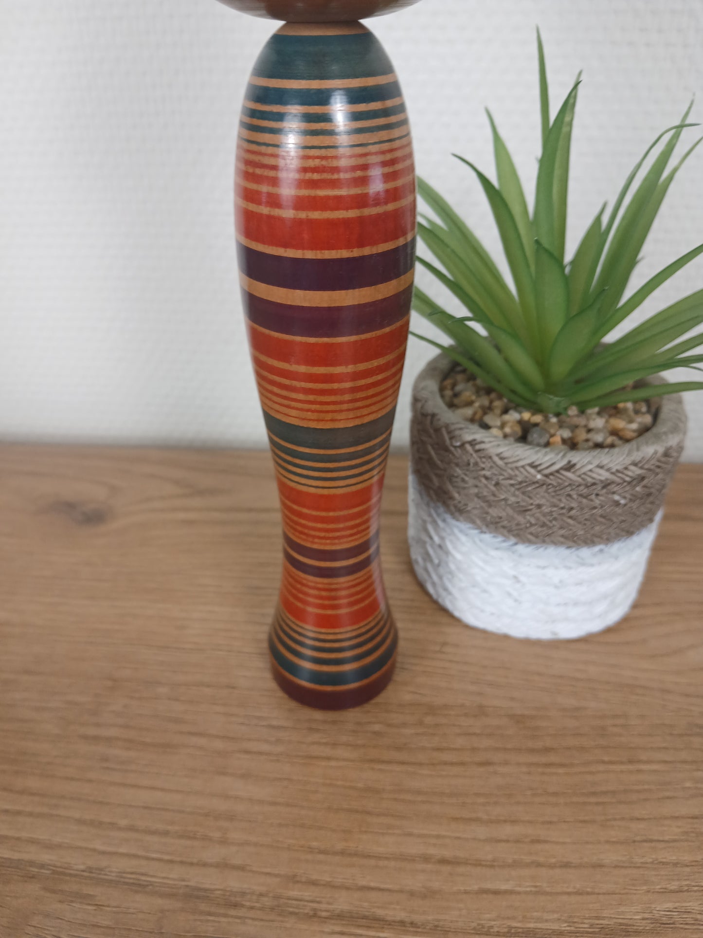 Vintage traditional Togatta kokeshi by Eitaro Sato (1939-)