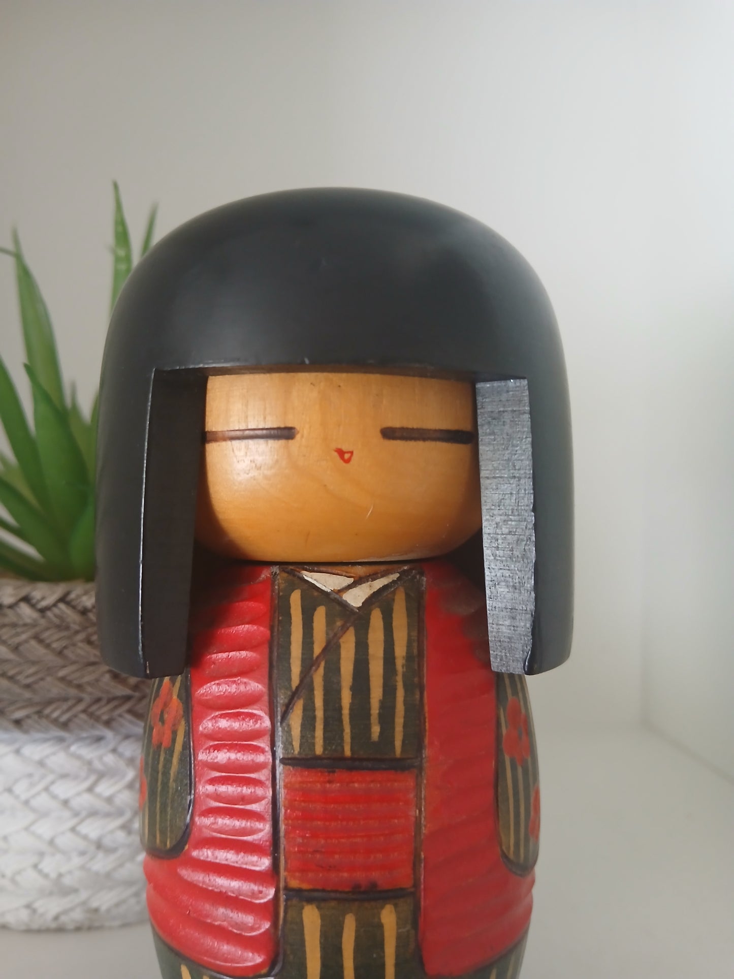 Vintage Gumma kokeshi by Kisaku