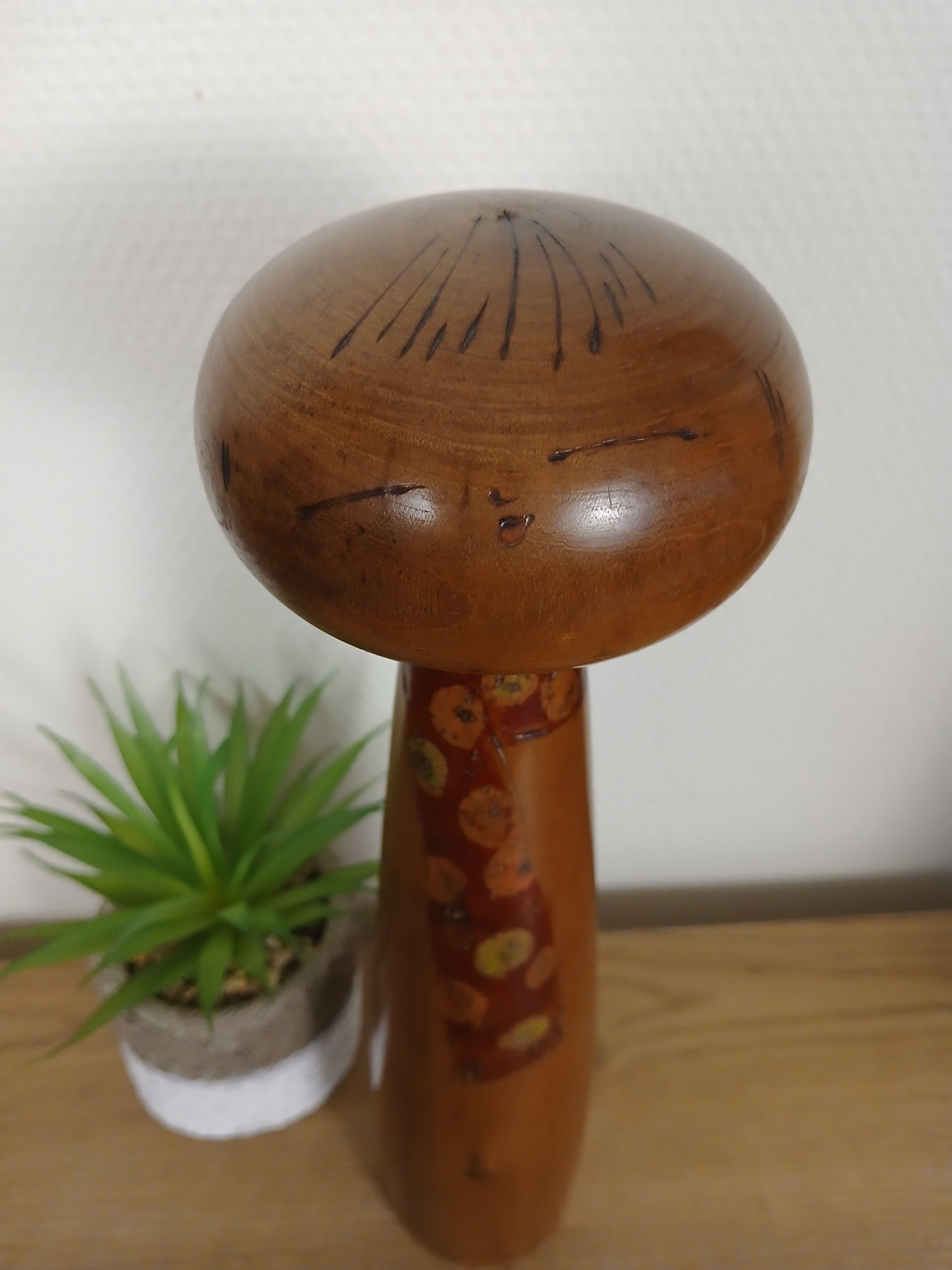 Vintage creative Kokeshi by Takahashi Hashime (1918 - 2002)