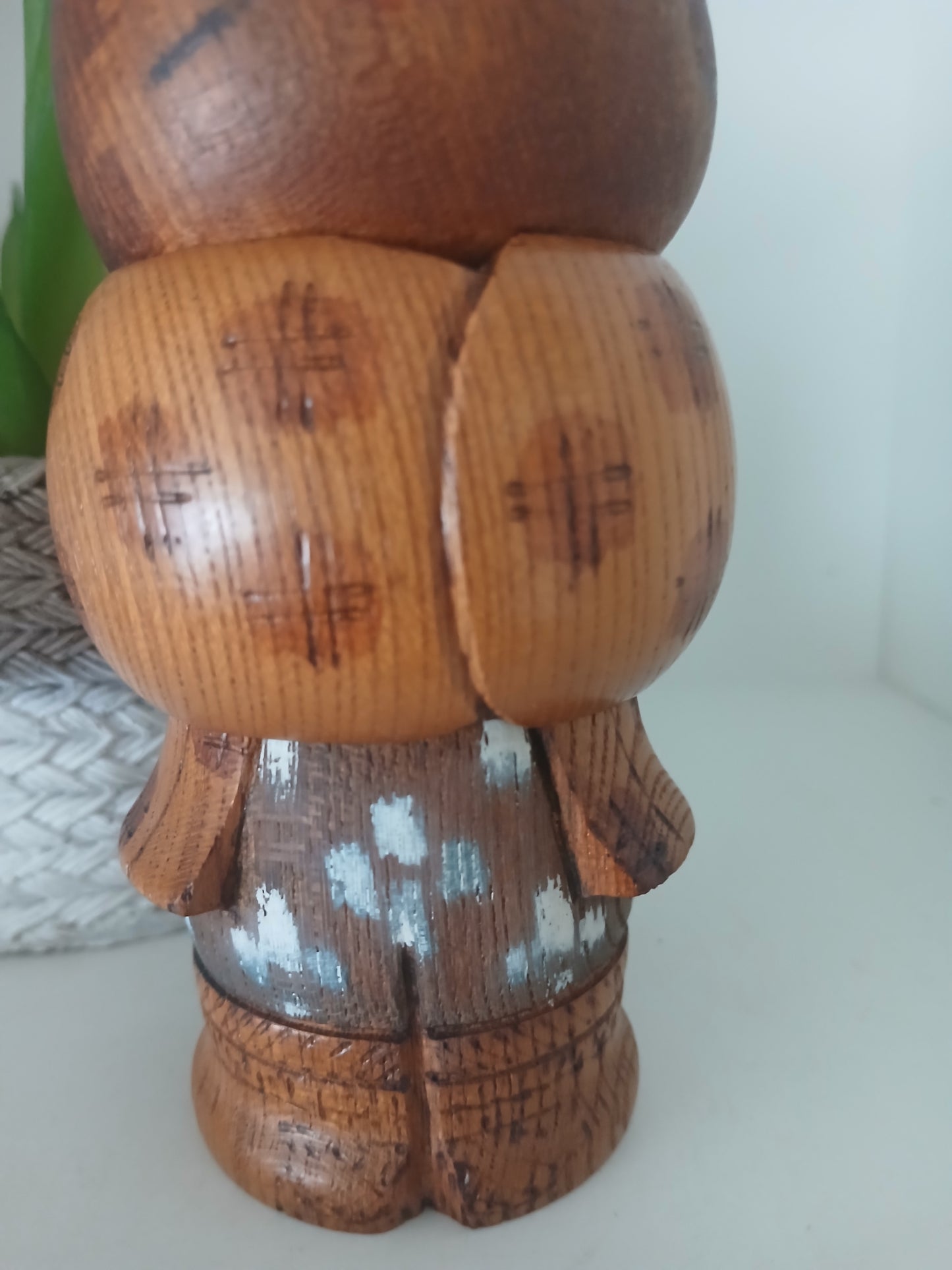 Rare Vintage Sosaku Kokeshi by Aoki Ryoka (1931-)